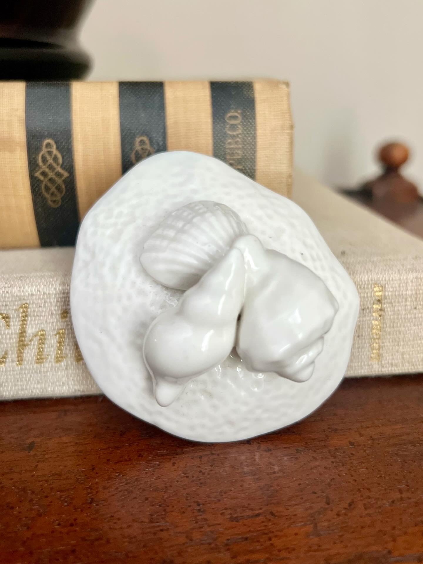 Shell Sugar Bowl, Creamer, and Gravy Boat Set