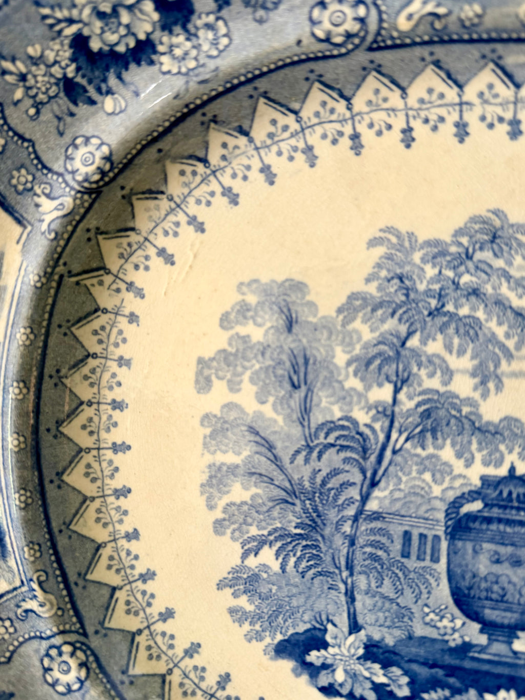 Antique Staffordshire Platter