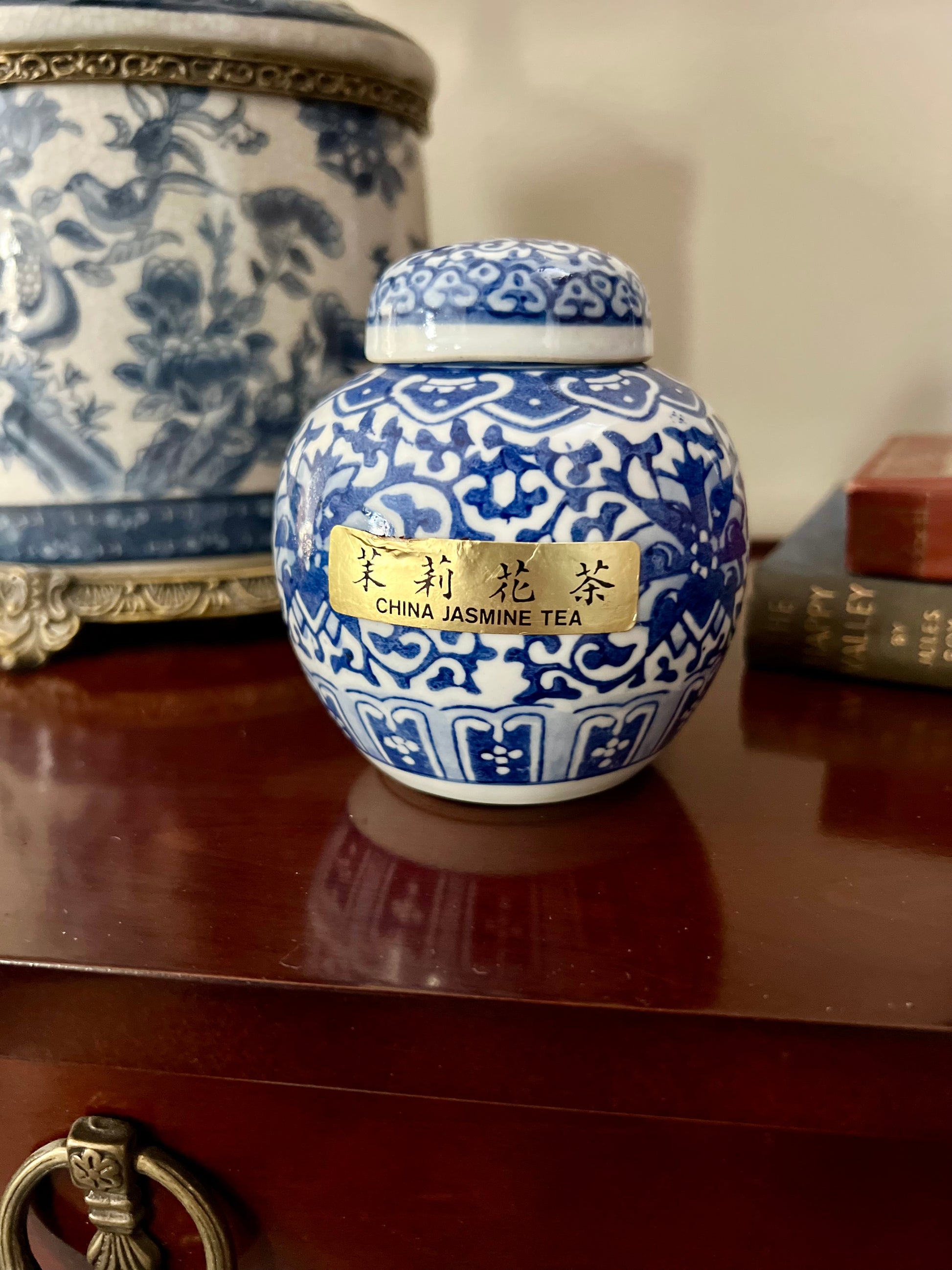 Blue and White Ginger Jar