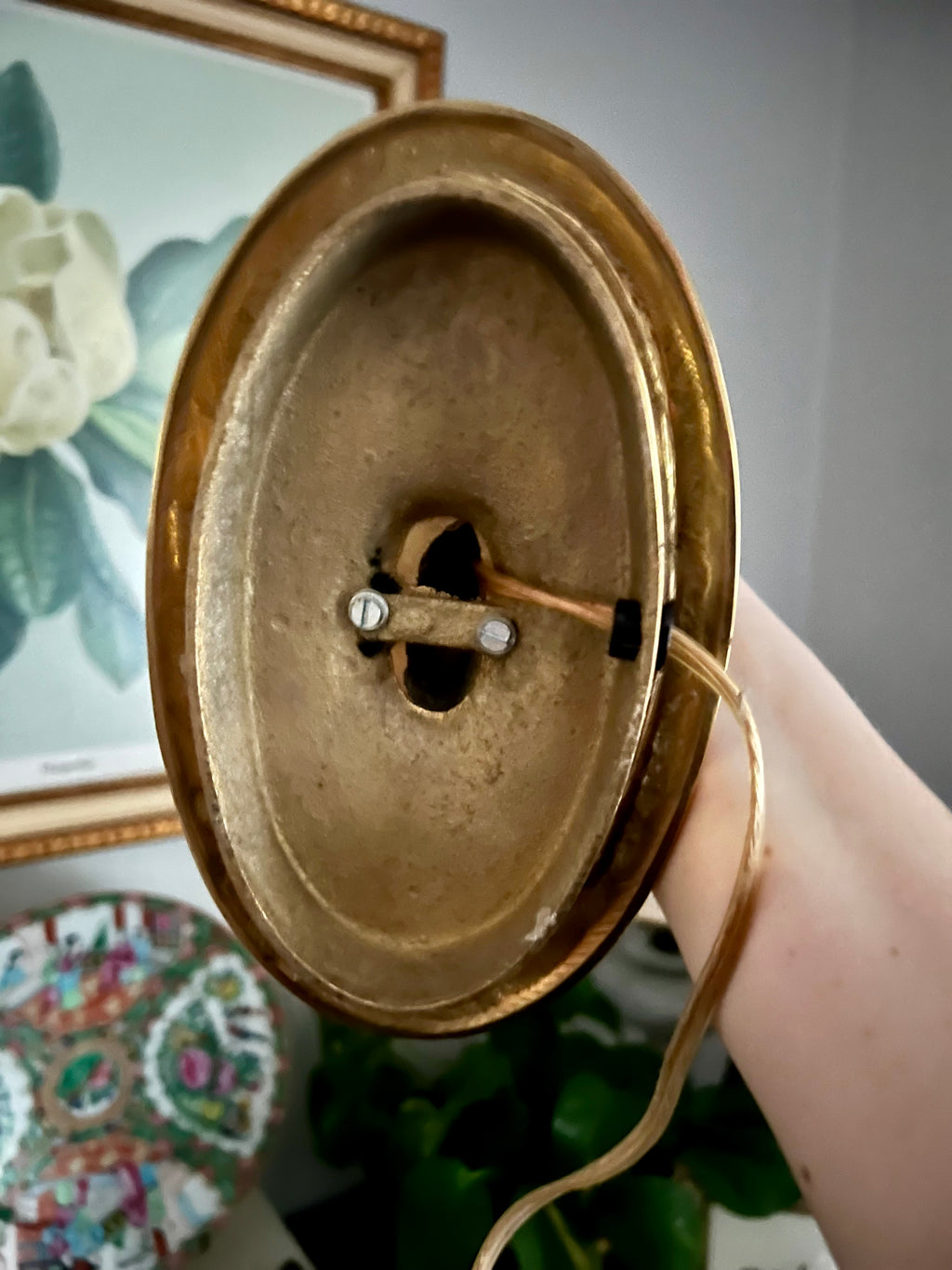 Brass Dolphinfish Lamp