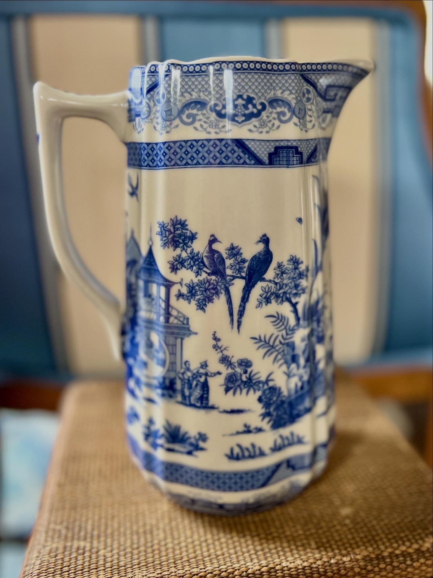 Blue Willow Pitcher
