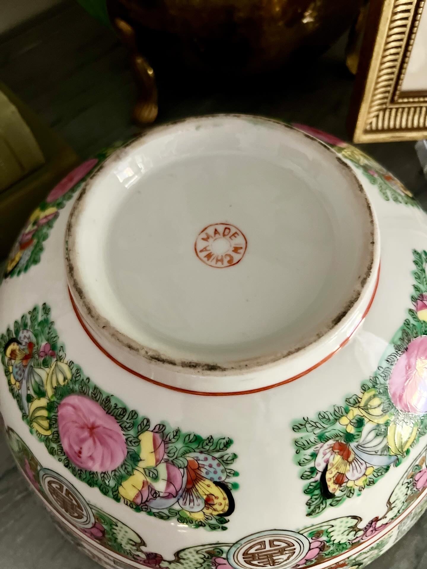 10” Rose Canton Bowl