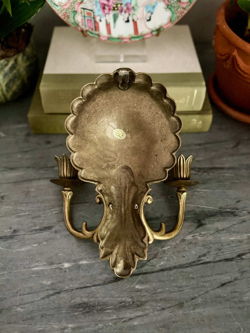Brass Andrea By Sadek Wall Sconce