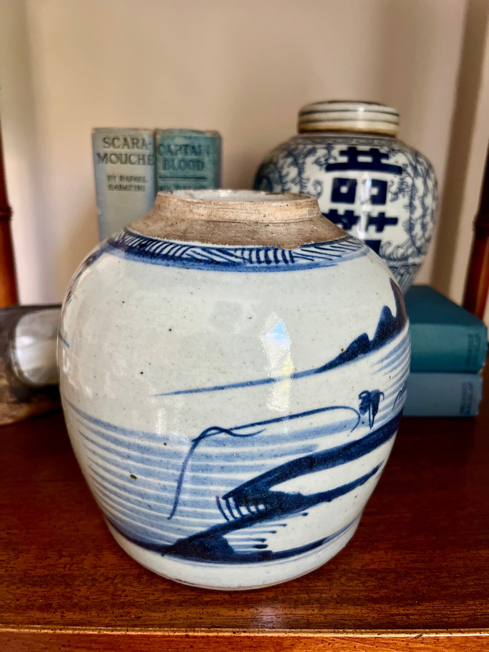 Antique Blue and White Ginger