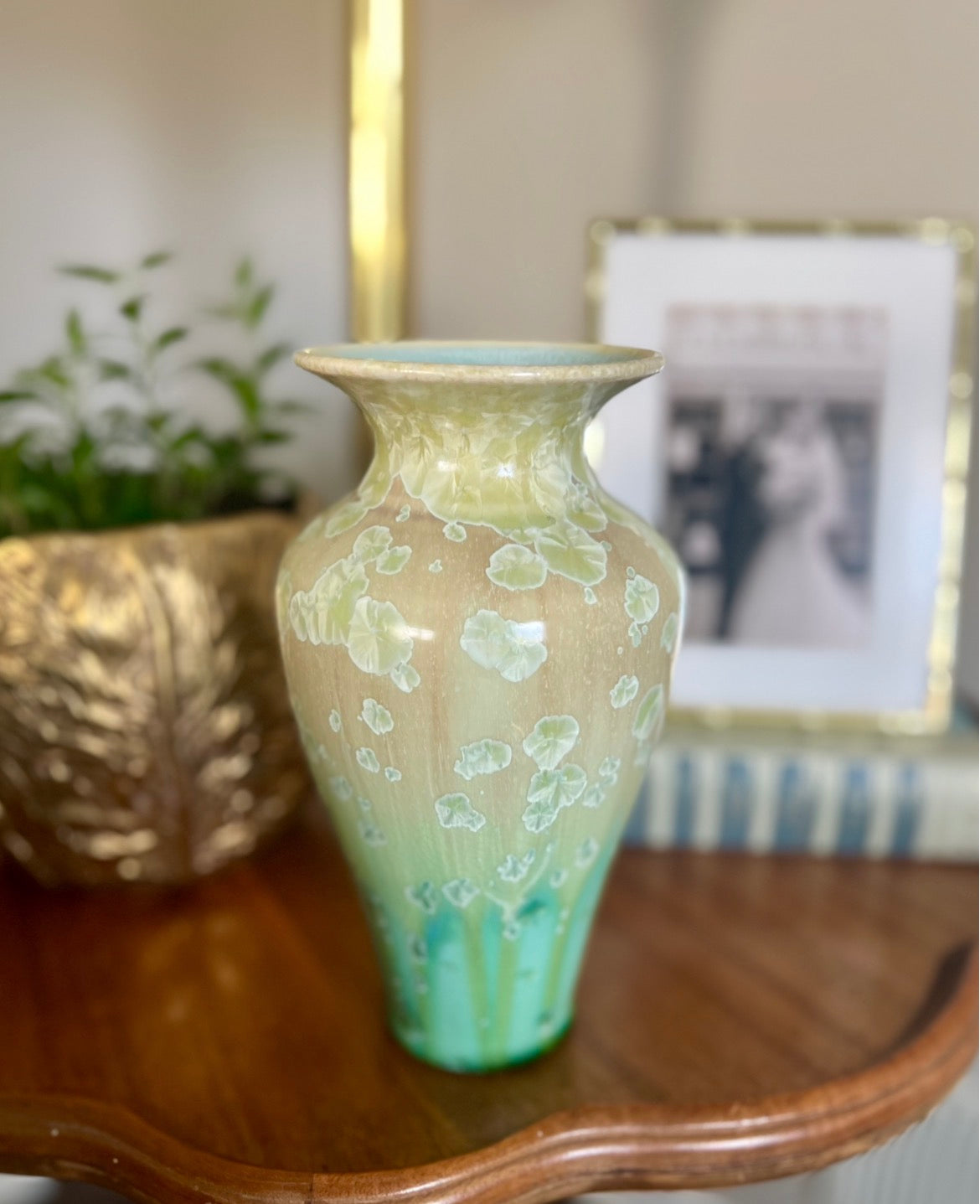 Pastel Crystalline Glaze Vase