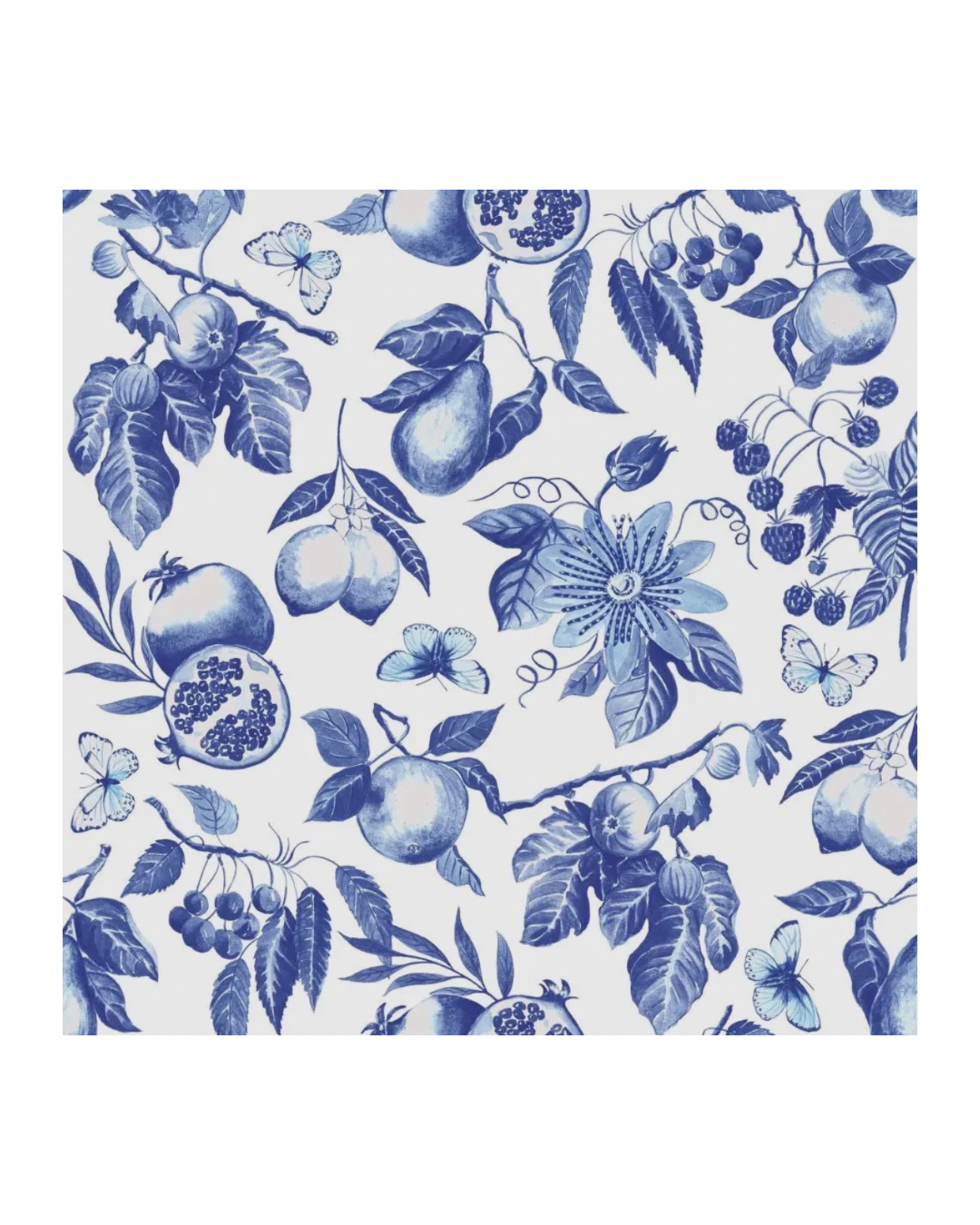 Blue Toile Disposable Cocktail Napkins, Pack of 20