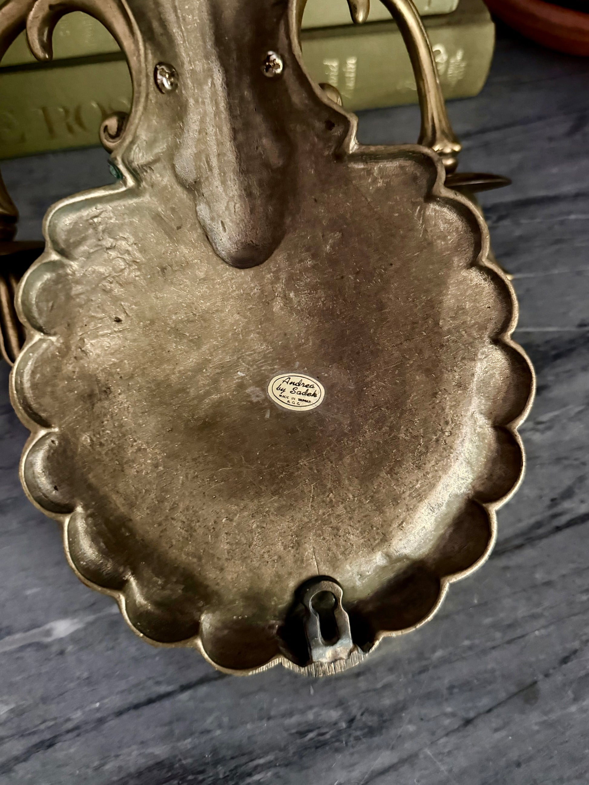 Brass Andrea By Sadek Wall Sconce