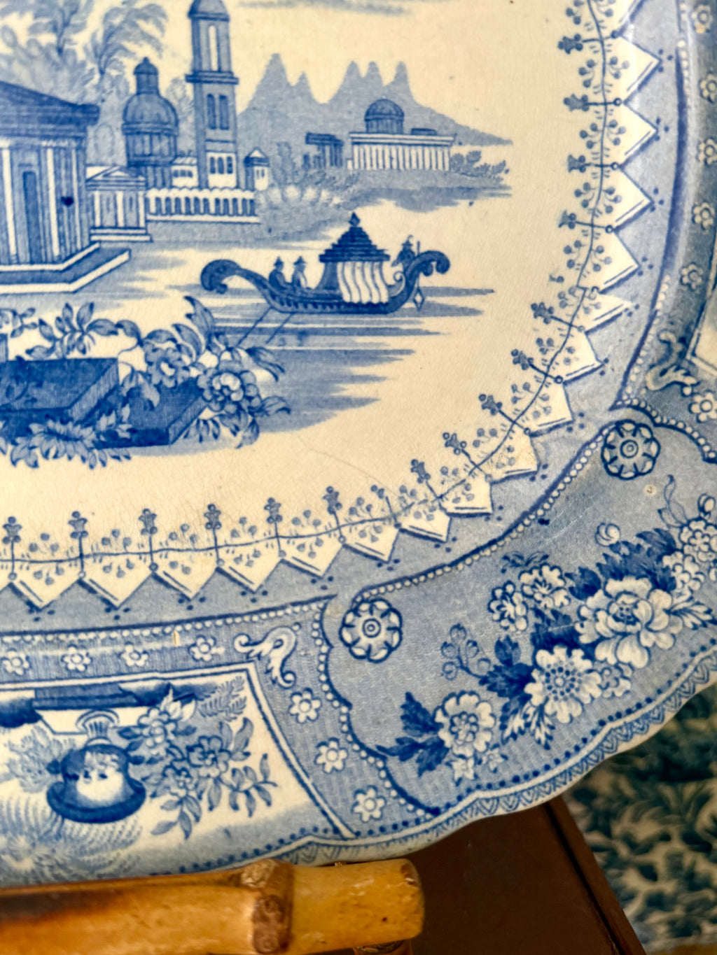 Antique Staffordshire Platter
