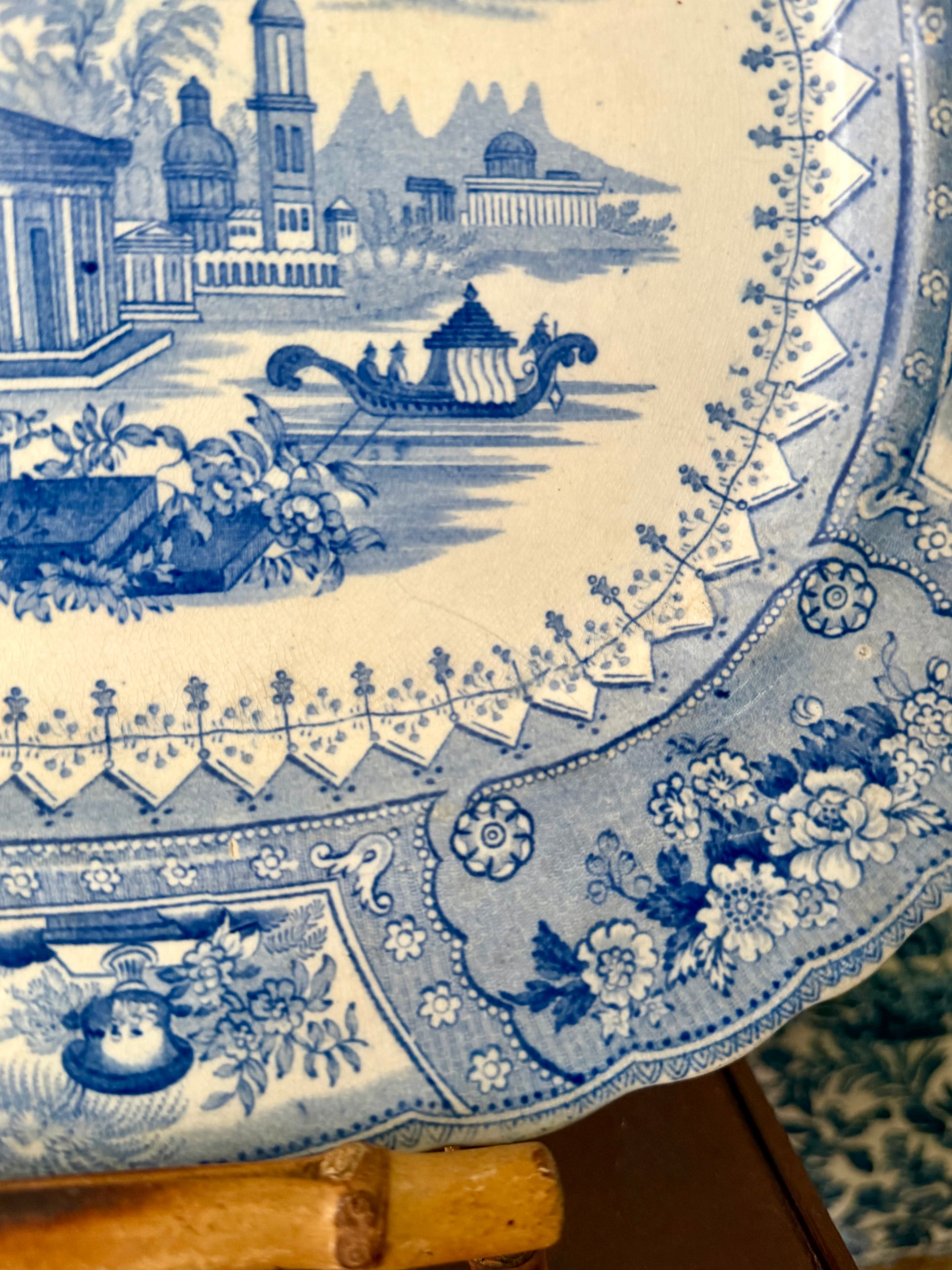 Antique Staffordshire Platter