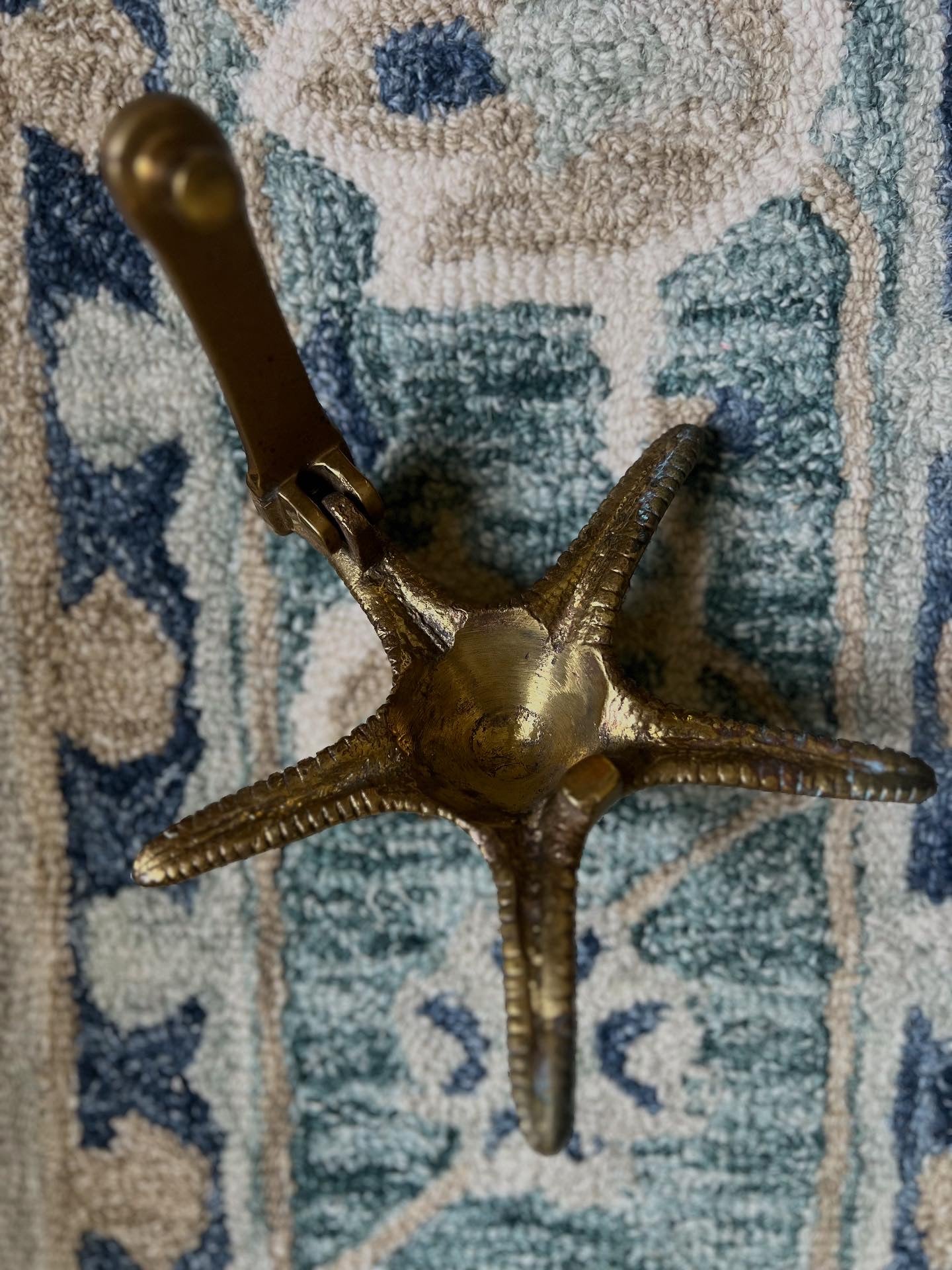 Brass Starfish Door Knocker