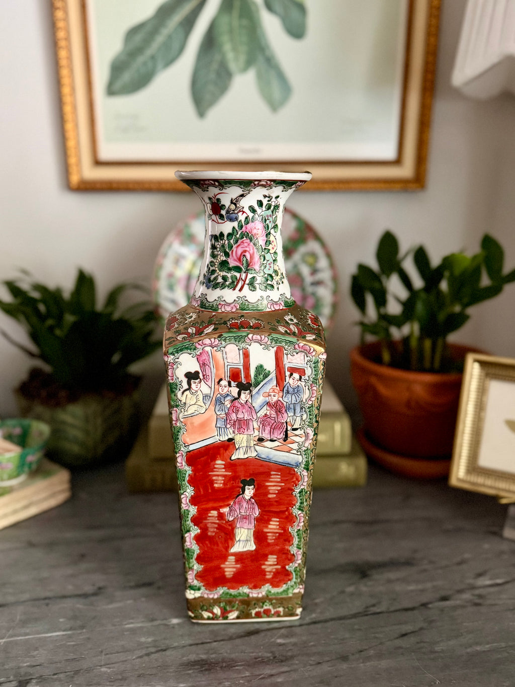 Rose Medallion Vase