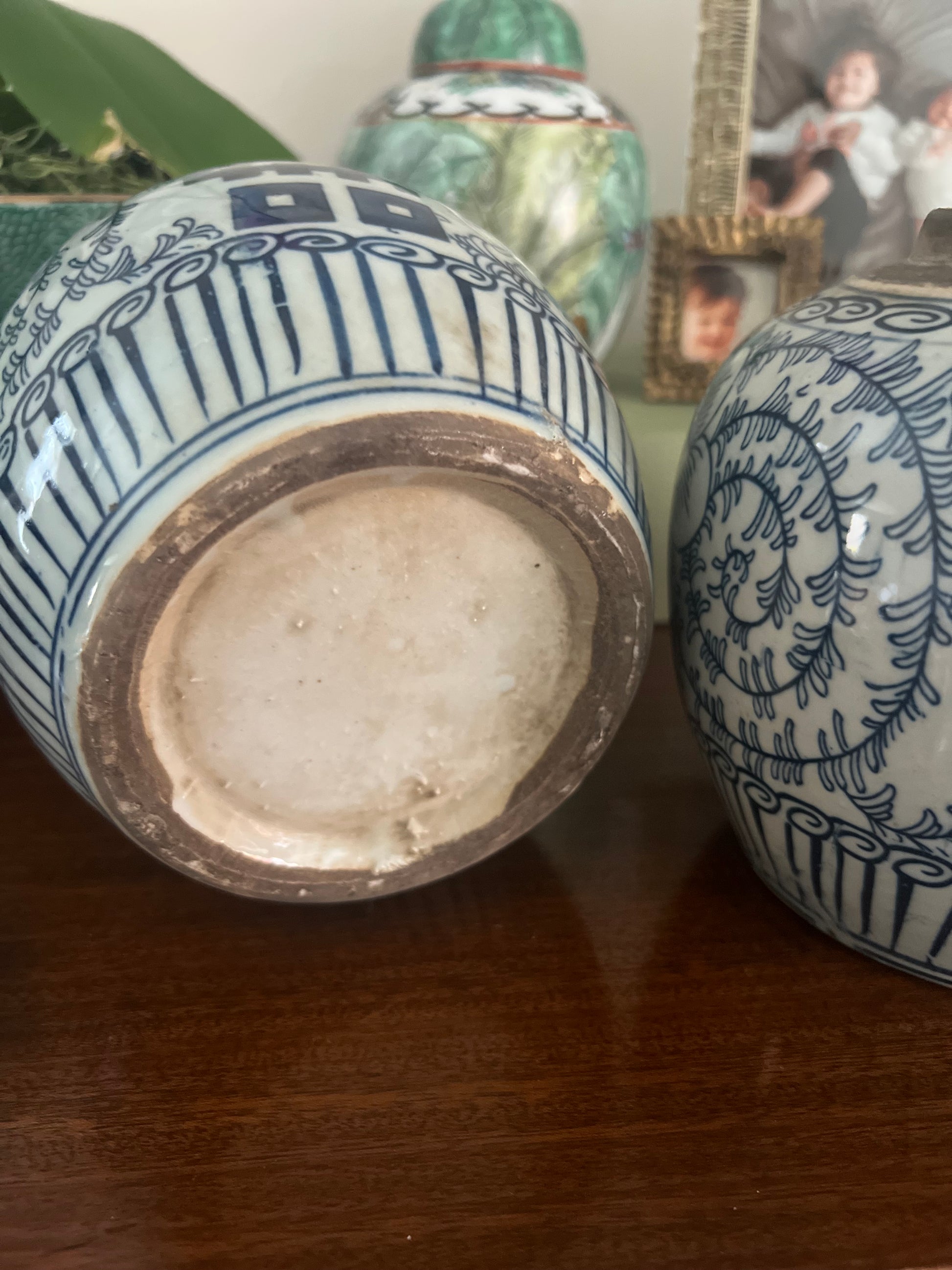 Pair of Double Happiness Jars