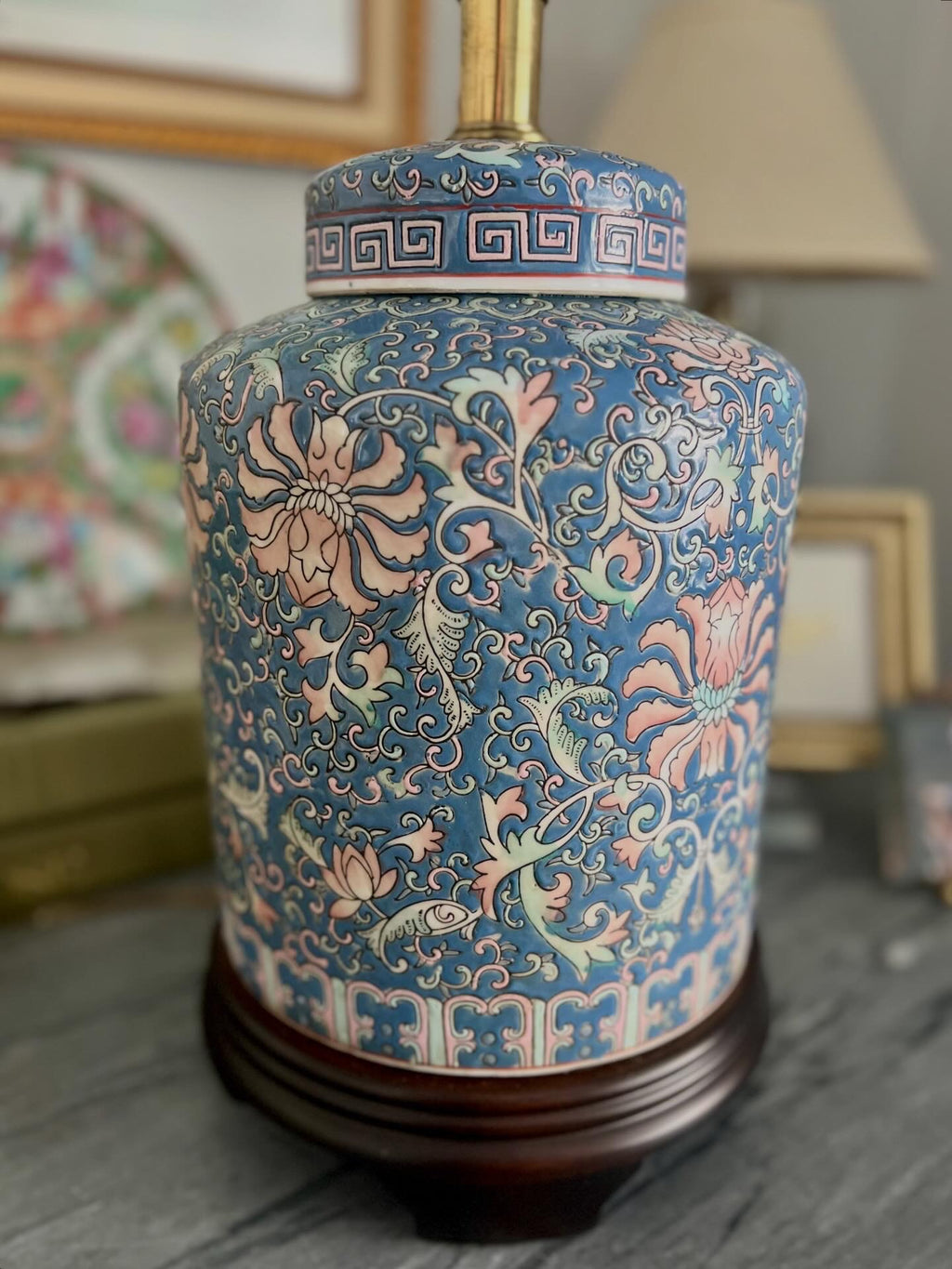 Frederick Cooper Chinoiserie Tea Caddy Lamp
