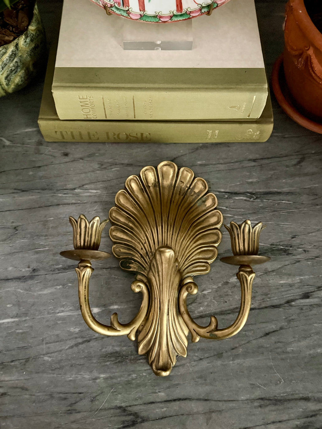 Brass Andrea By Sadek Wall Sconce