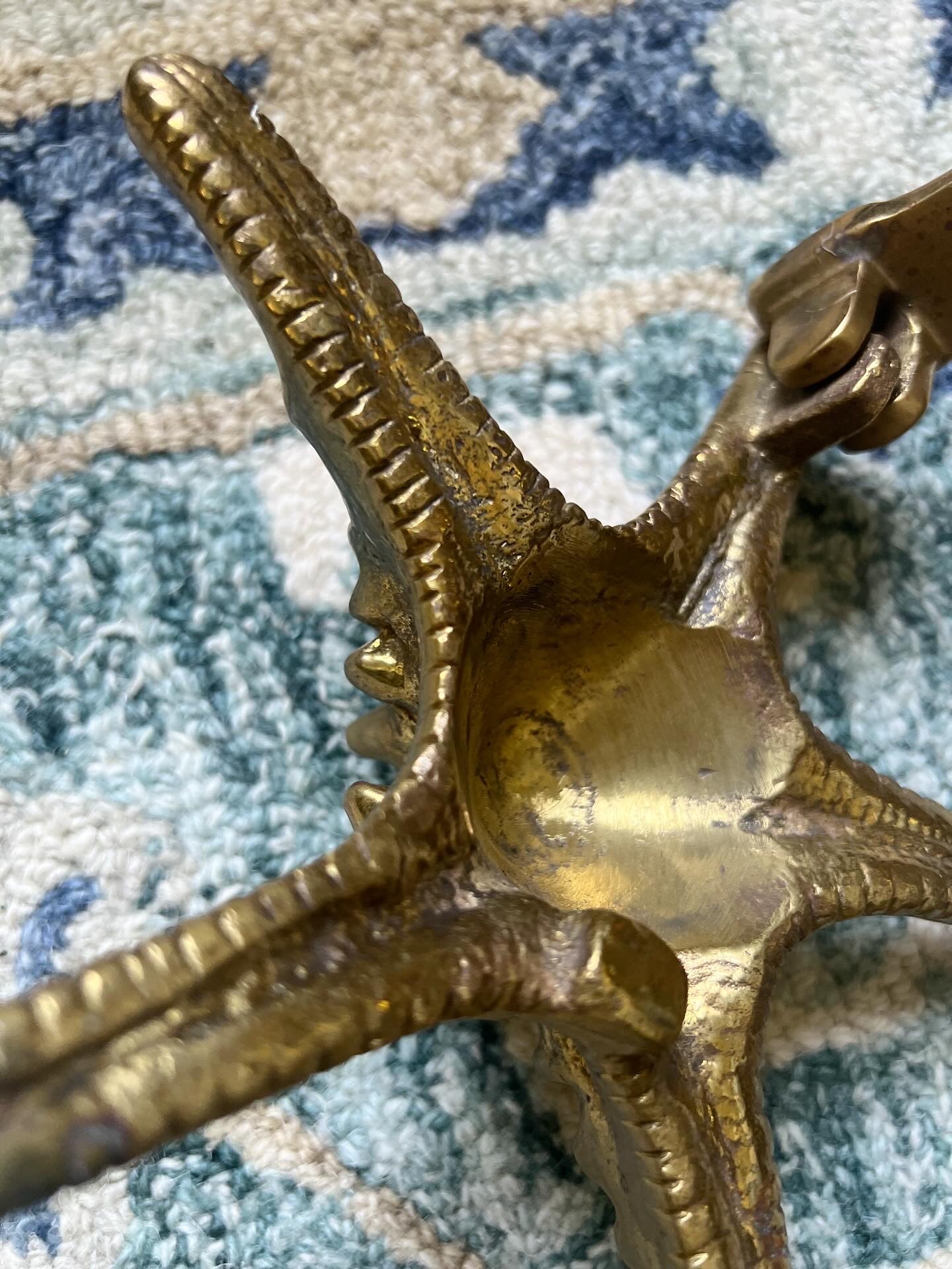 Brass Starfish Door Knocker