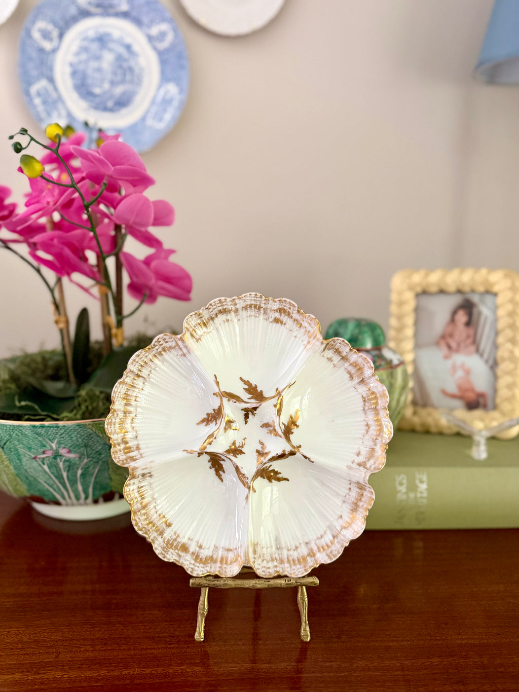 Limoges Oyster Plate