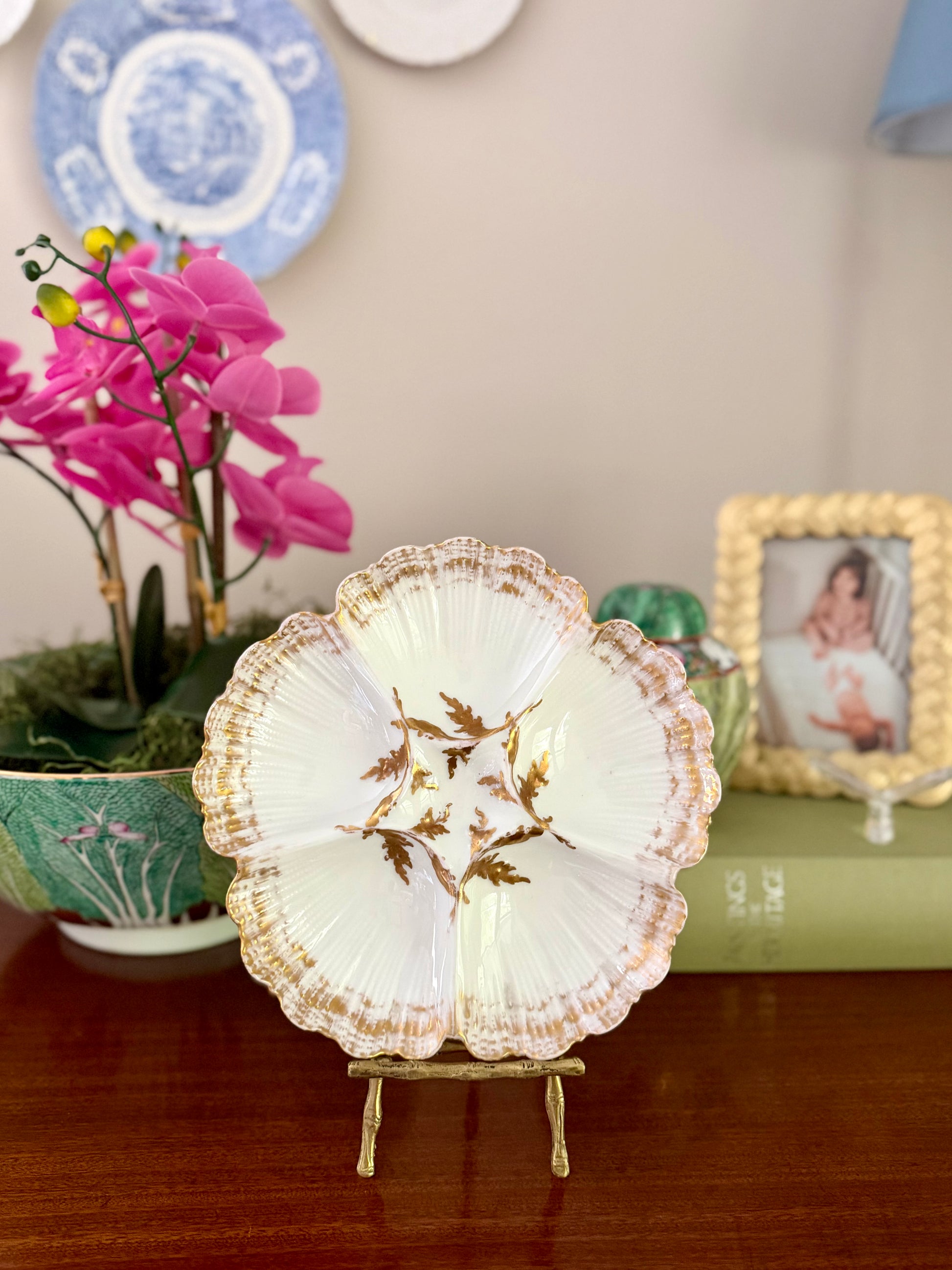 Limoges Oyster Plate