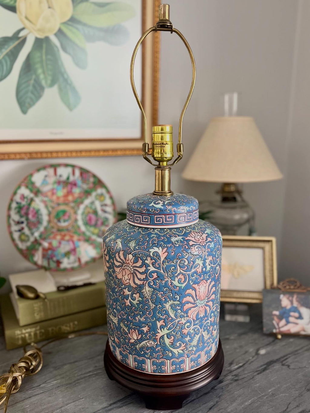 Frederick Cooper Chinoiserie Tea Caddy Lamp