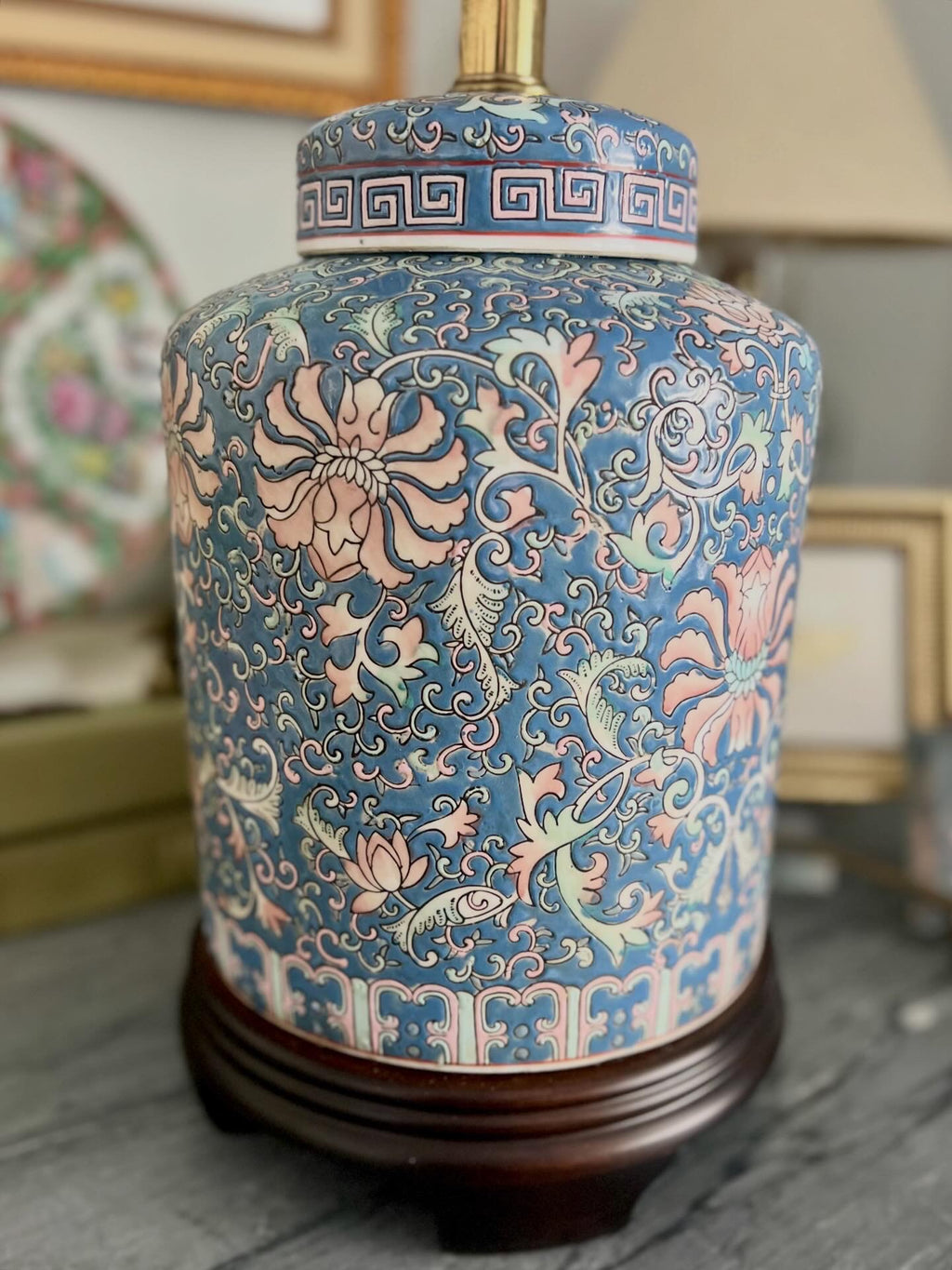 Frederick Cooper Chinoiserie Tea Caddy Lamp