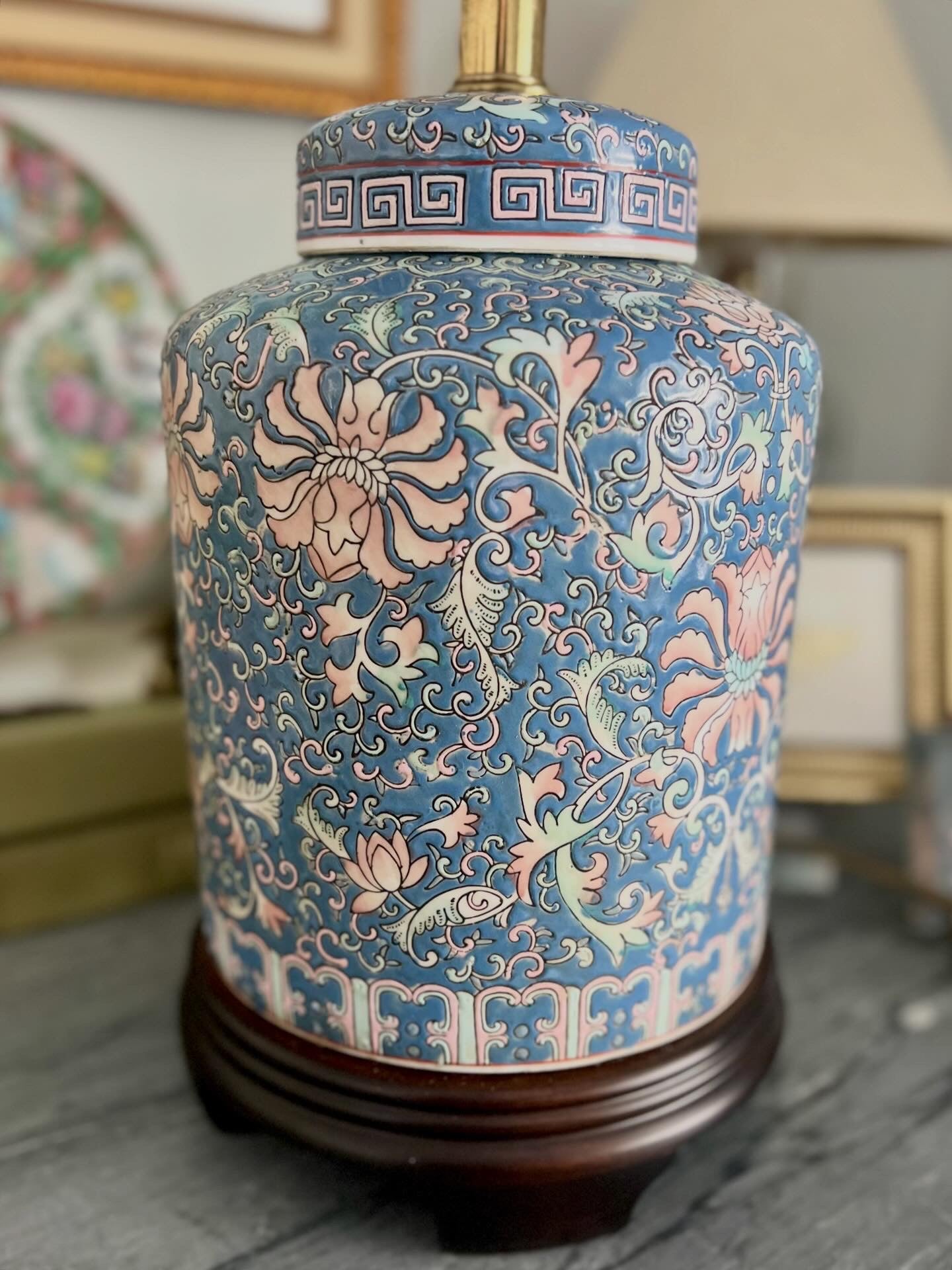 Frederick Cooper Chinoiserie Tea Caddy Lamp