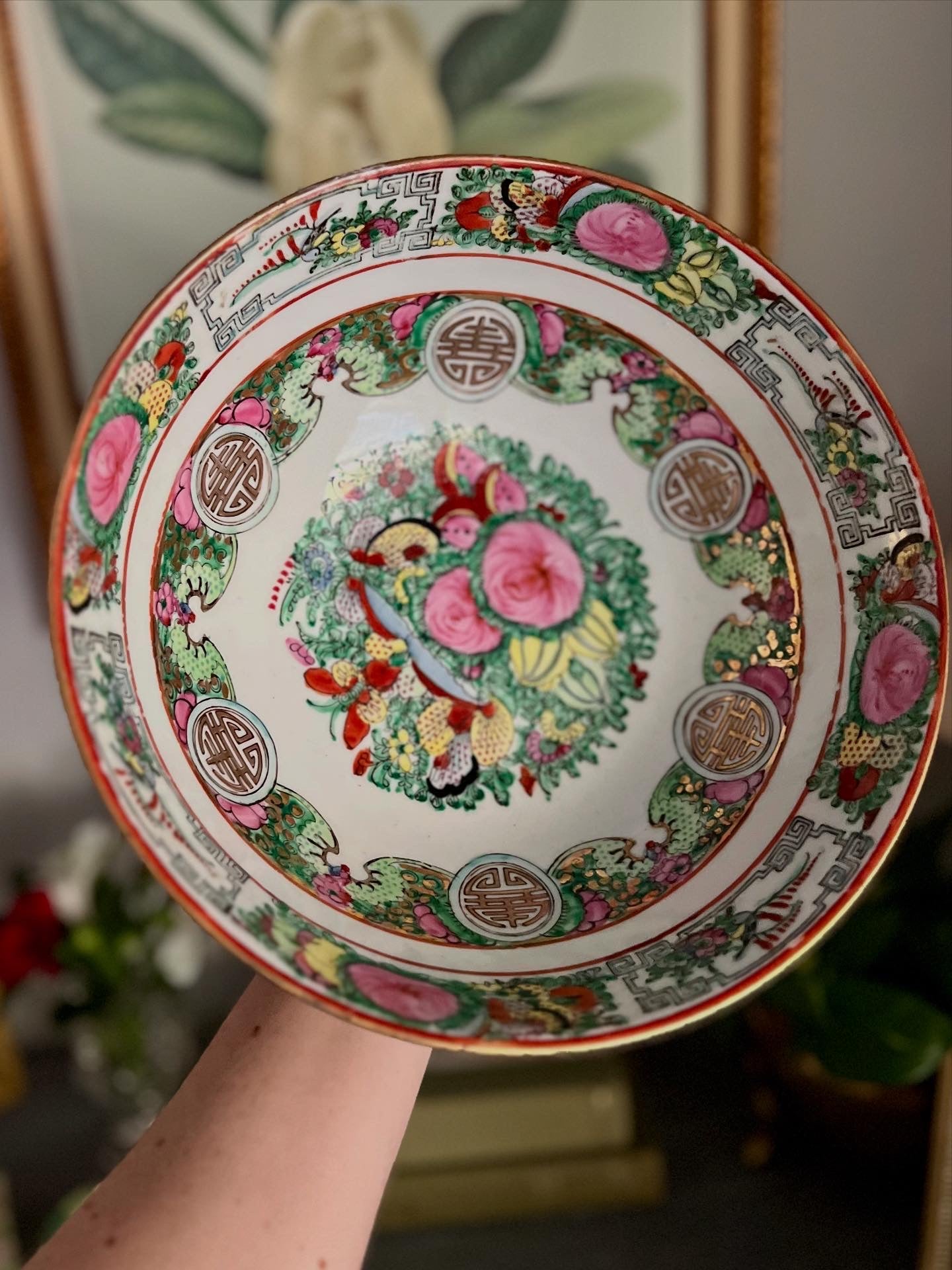 10” Rose Canton Bowl