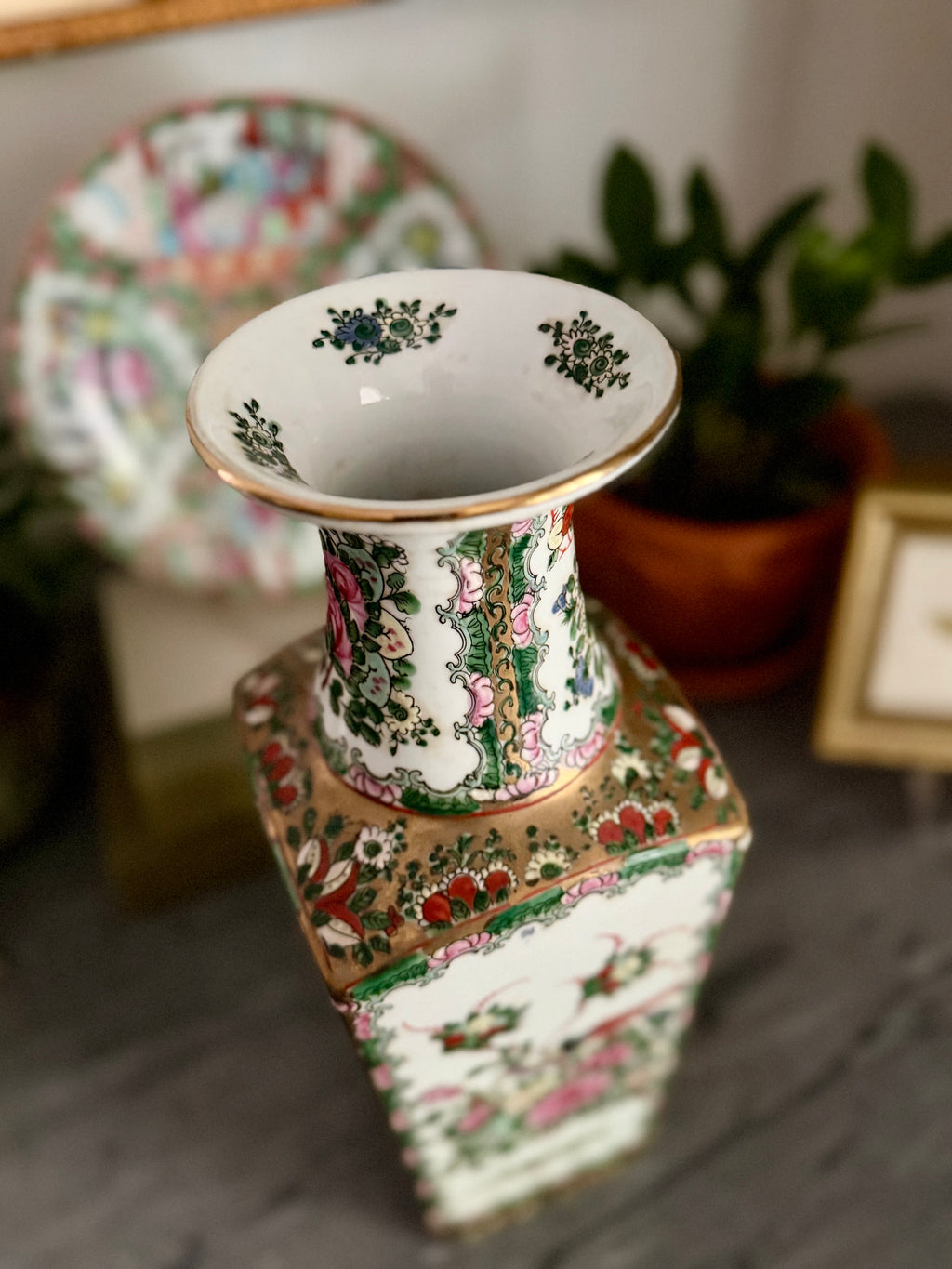 Rose Medallion Vase