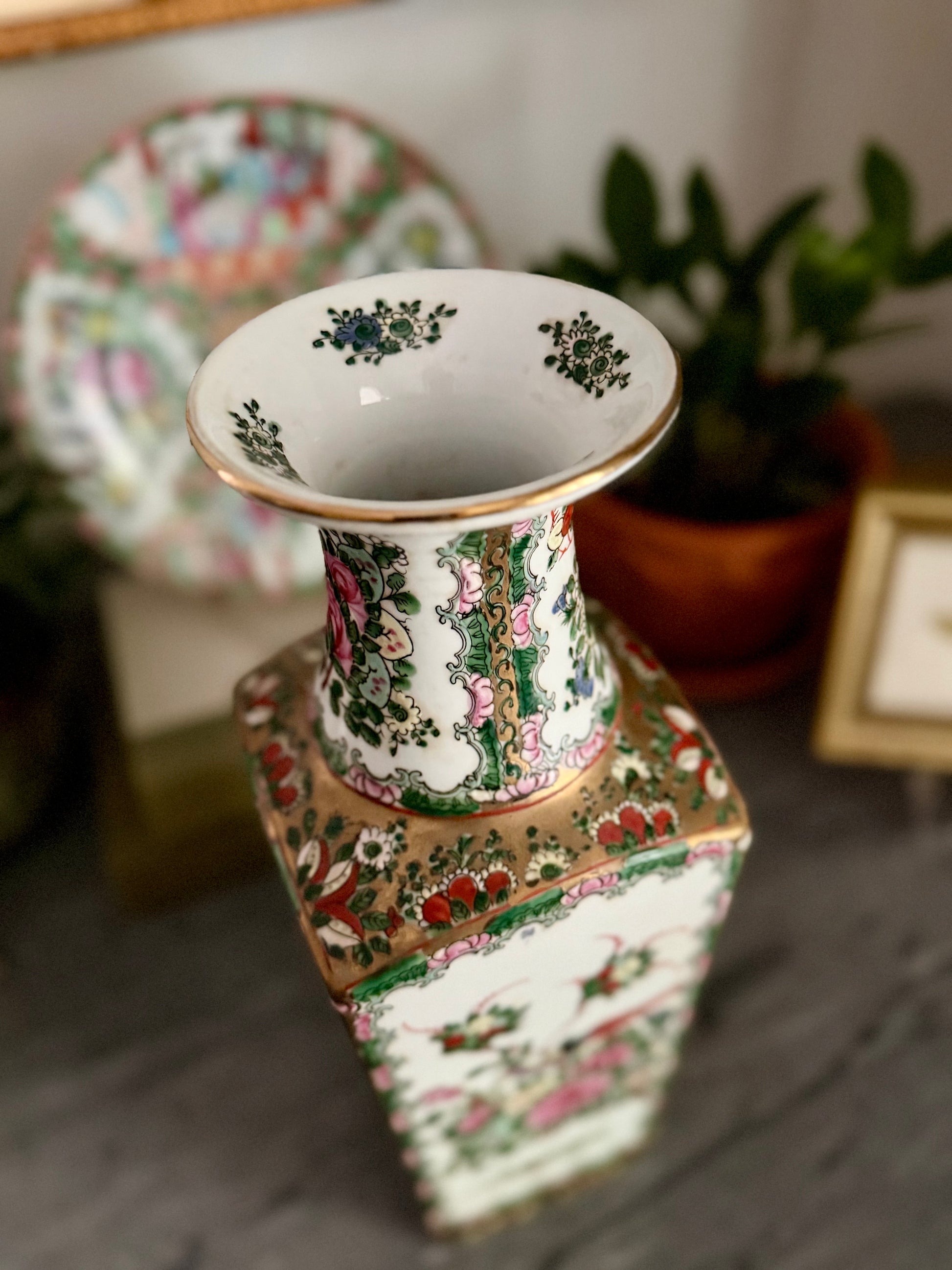 Rose Medallion Vase
