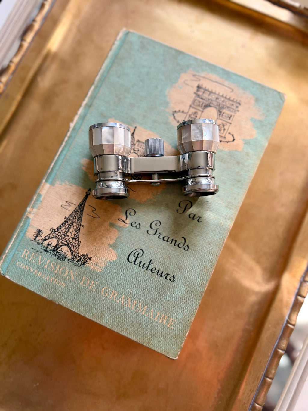 Silver and Mother of Pearl Opera Glasse
