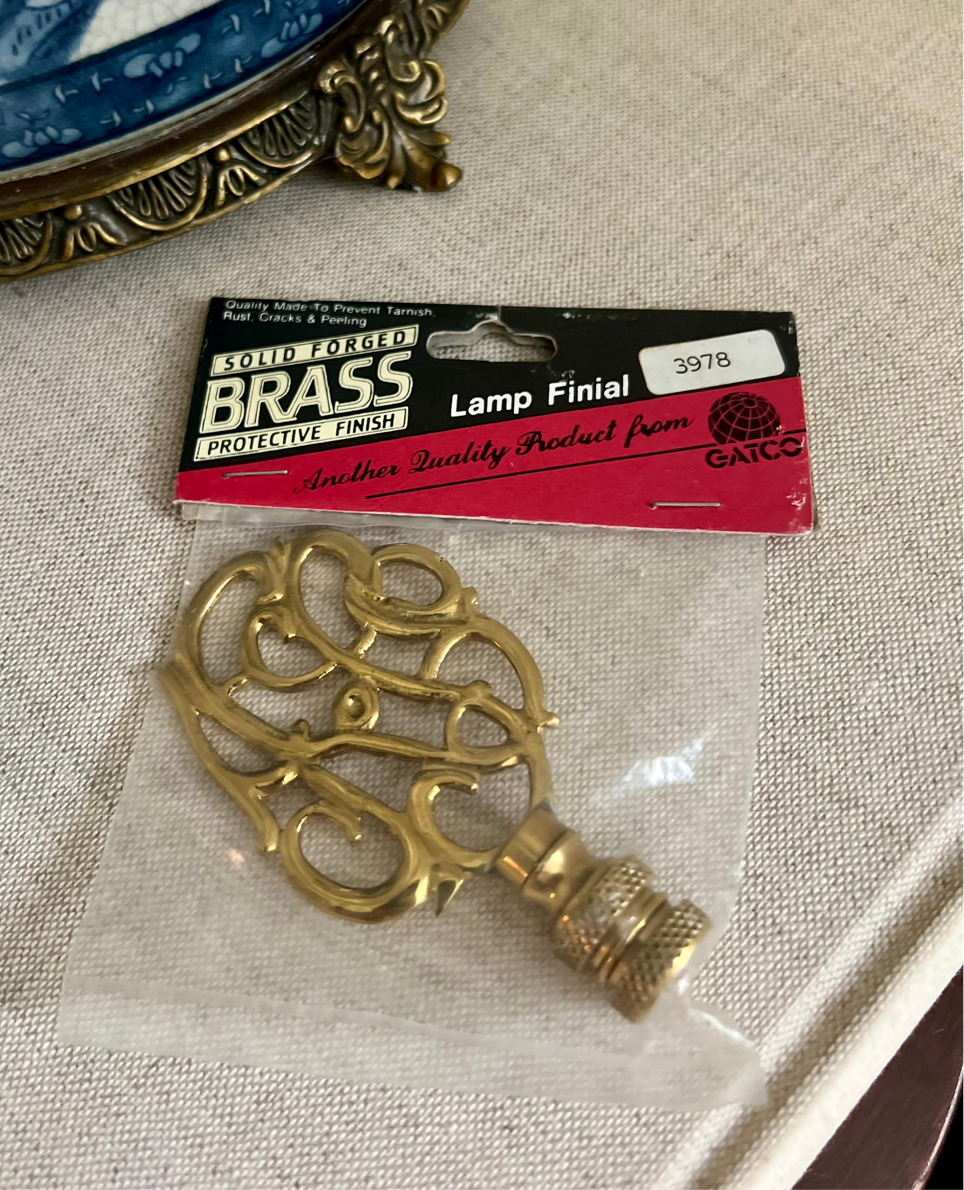Brass Lamp Finial