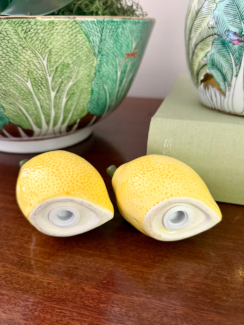 Lemon Salt and Pepper Shakers