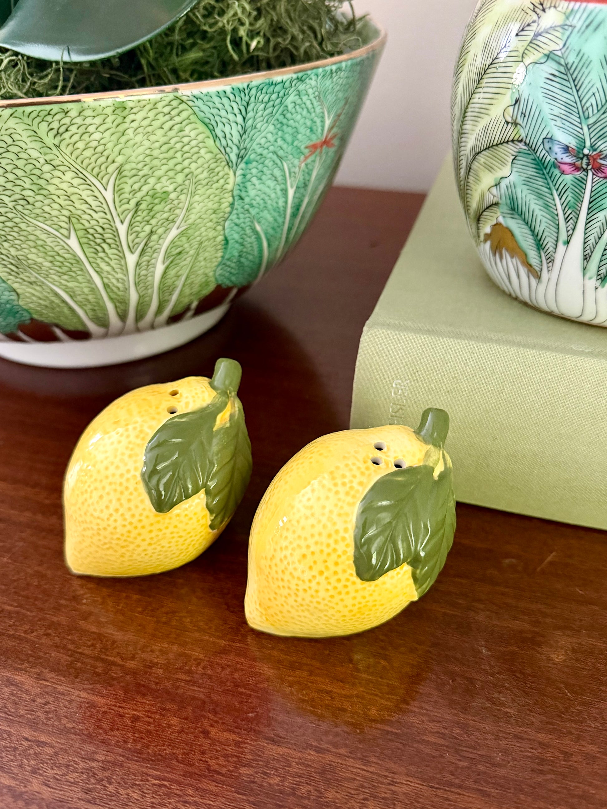 Lemon Salt and Pepper Shakers