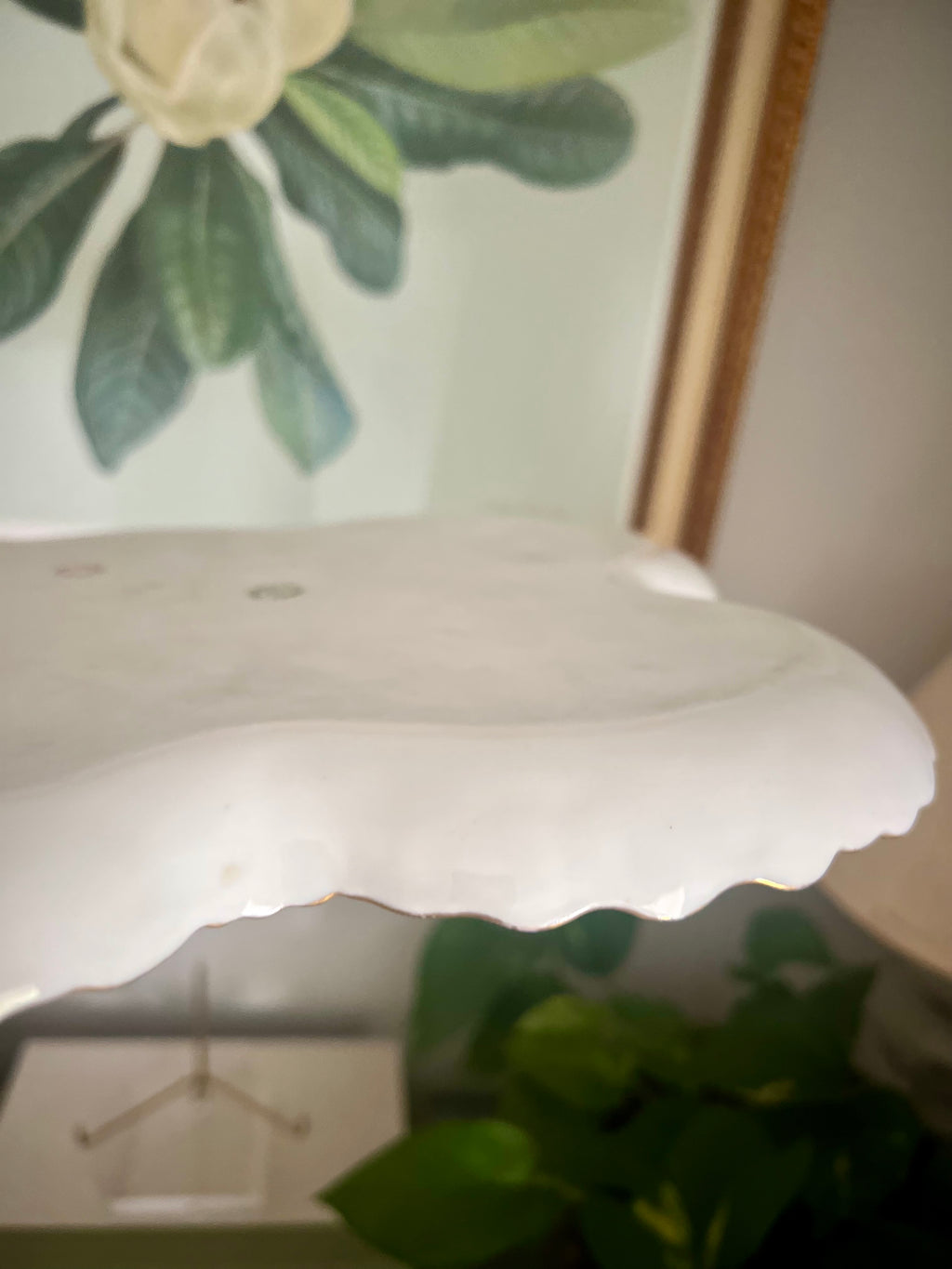 French Limoges Butterfly Plate