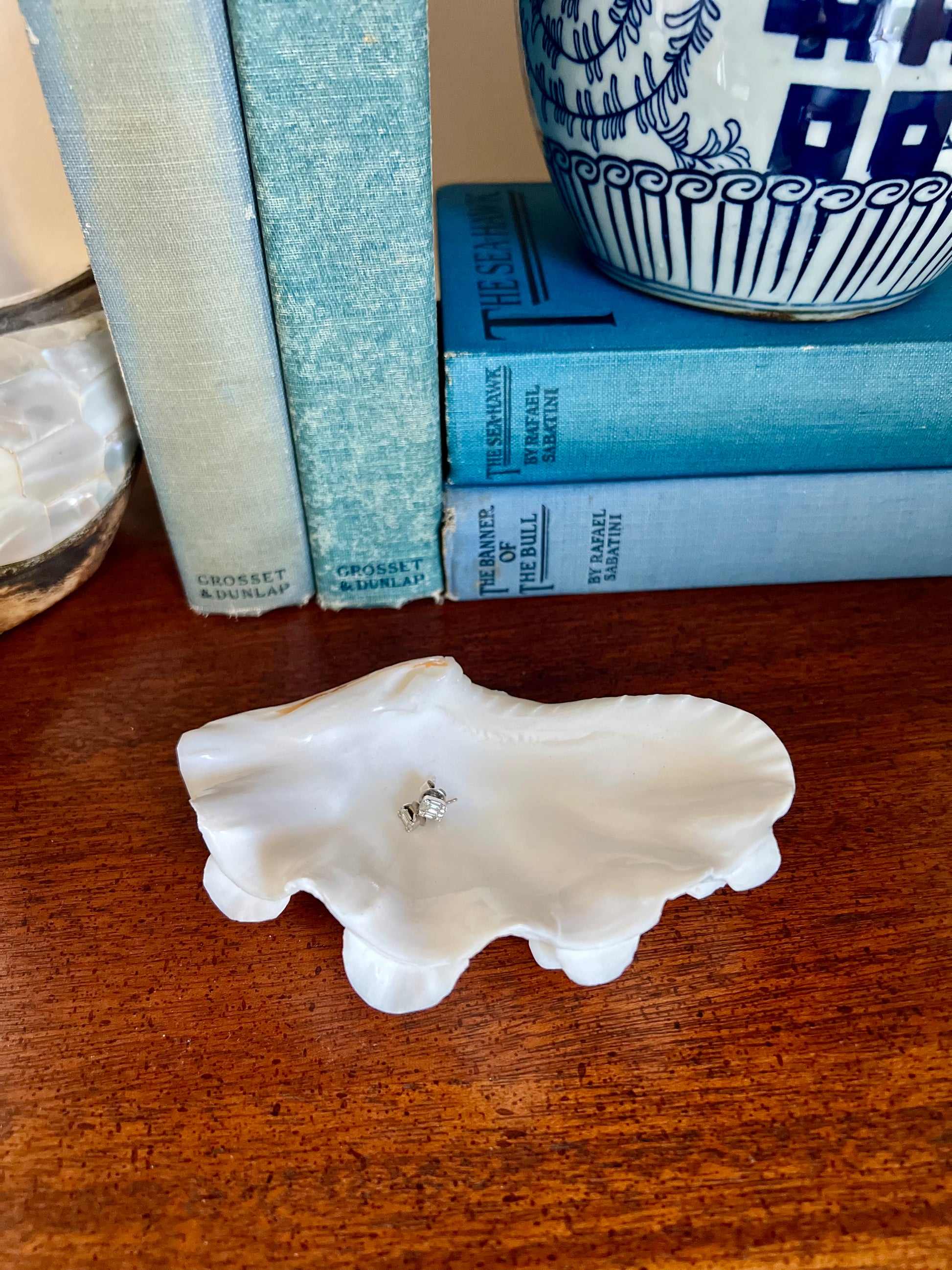 Natural Clamshell Trinket Dish