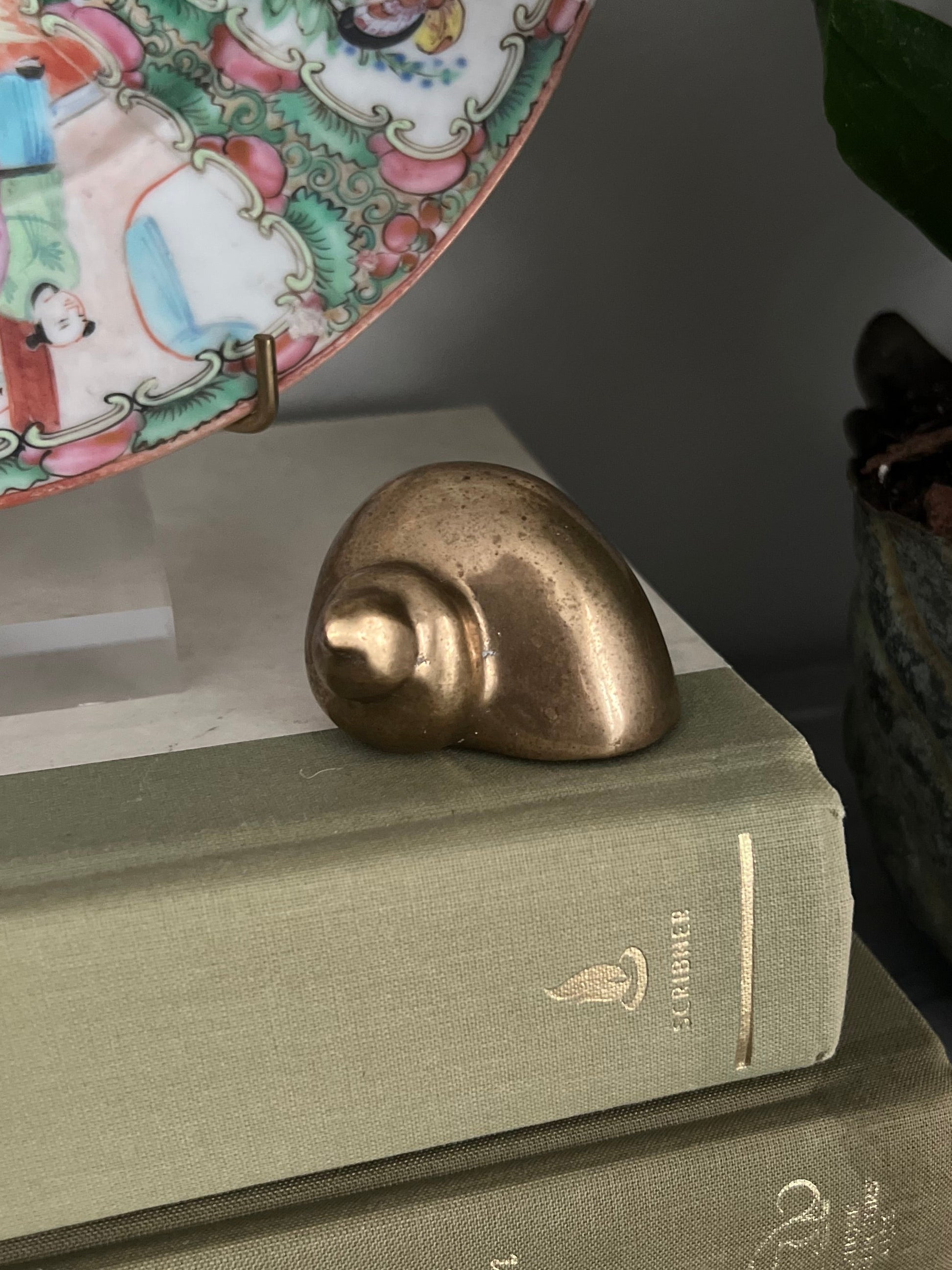 Brass Shell Paperweight