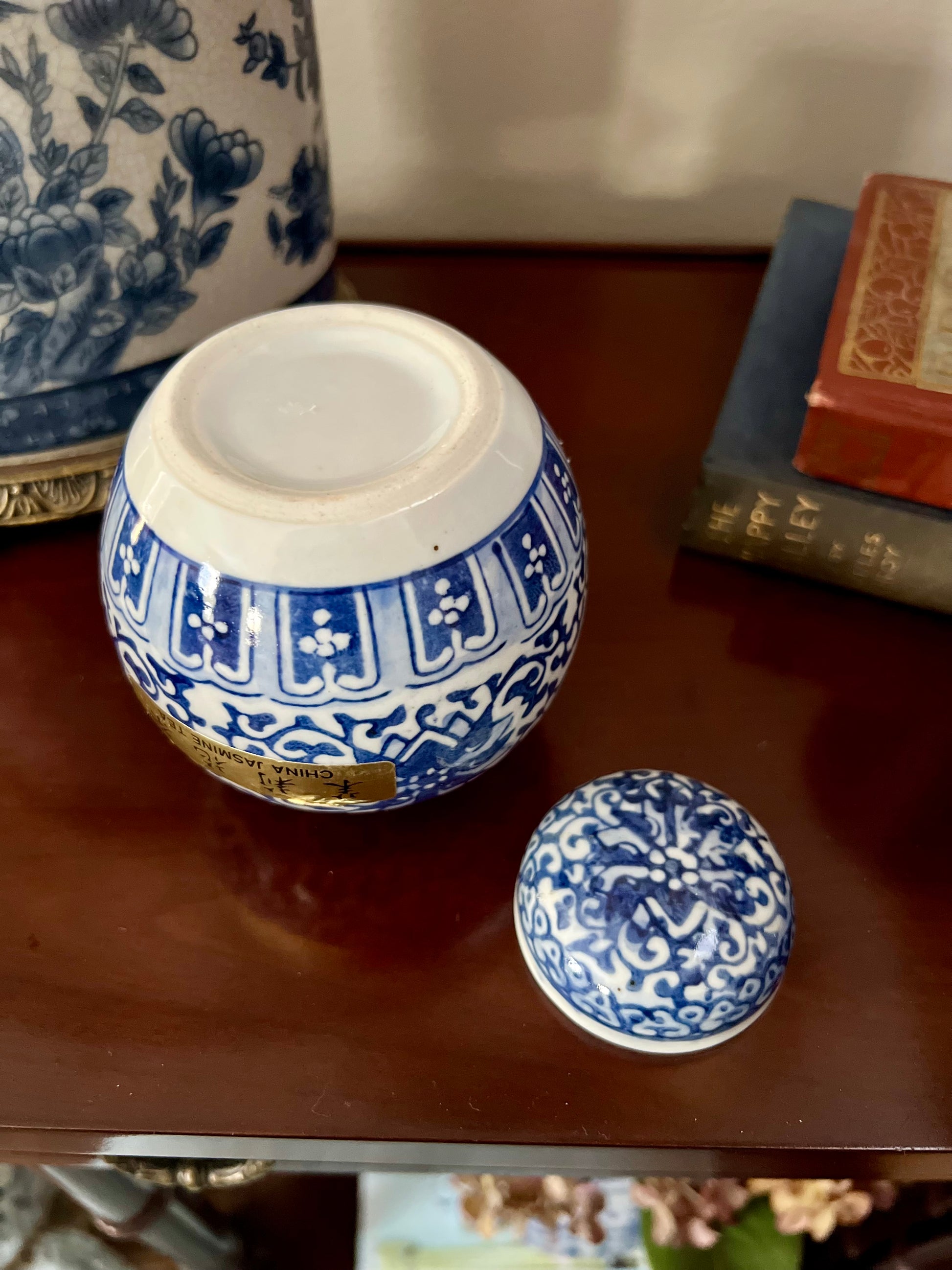 Blue and White Ginger Jar
