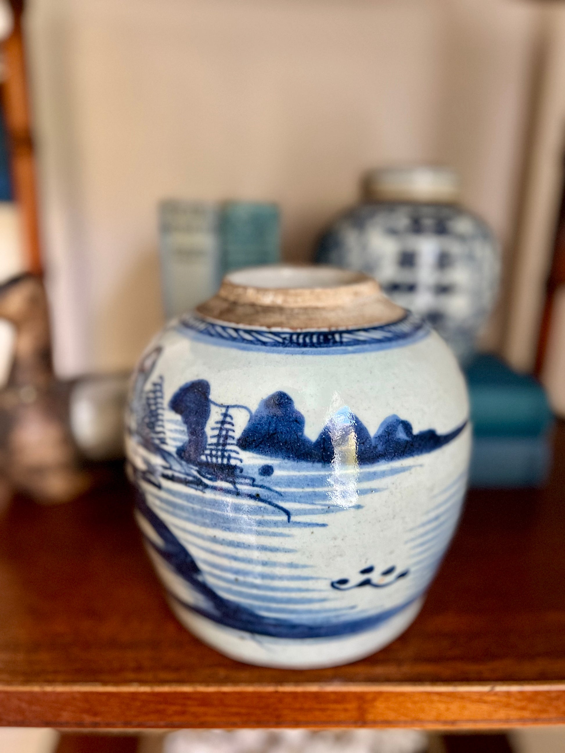 Antique Blue and White Ginger