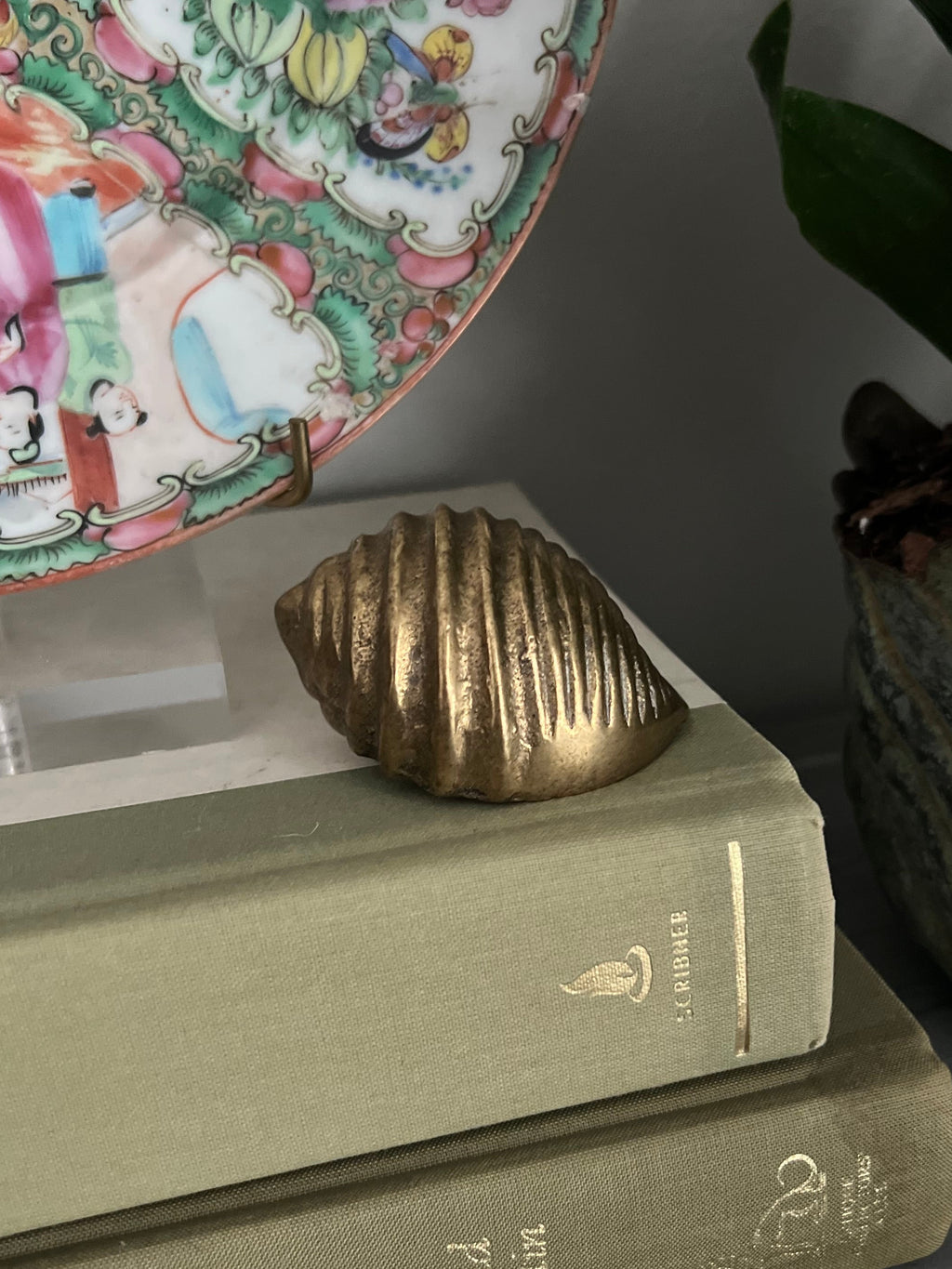 Brass Shell Paperweight