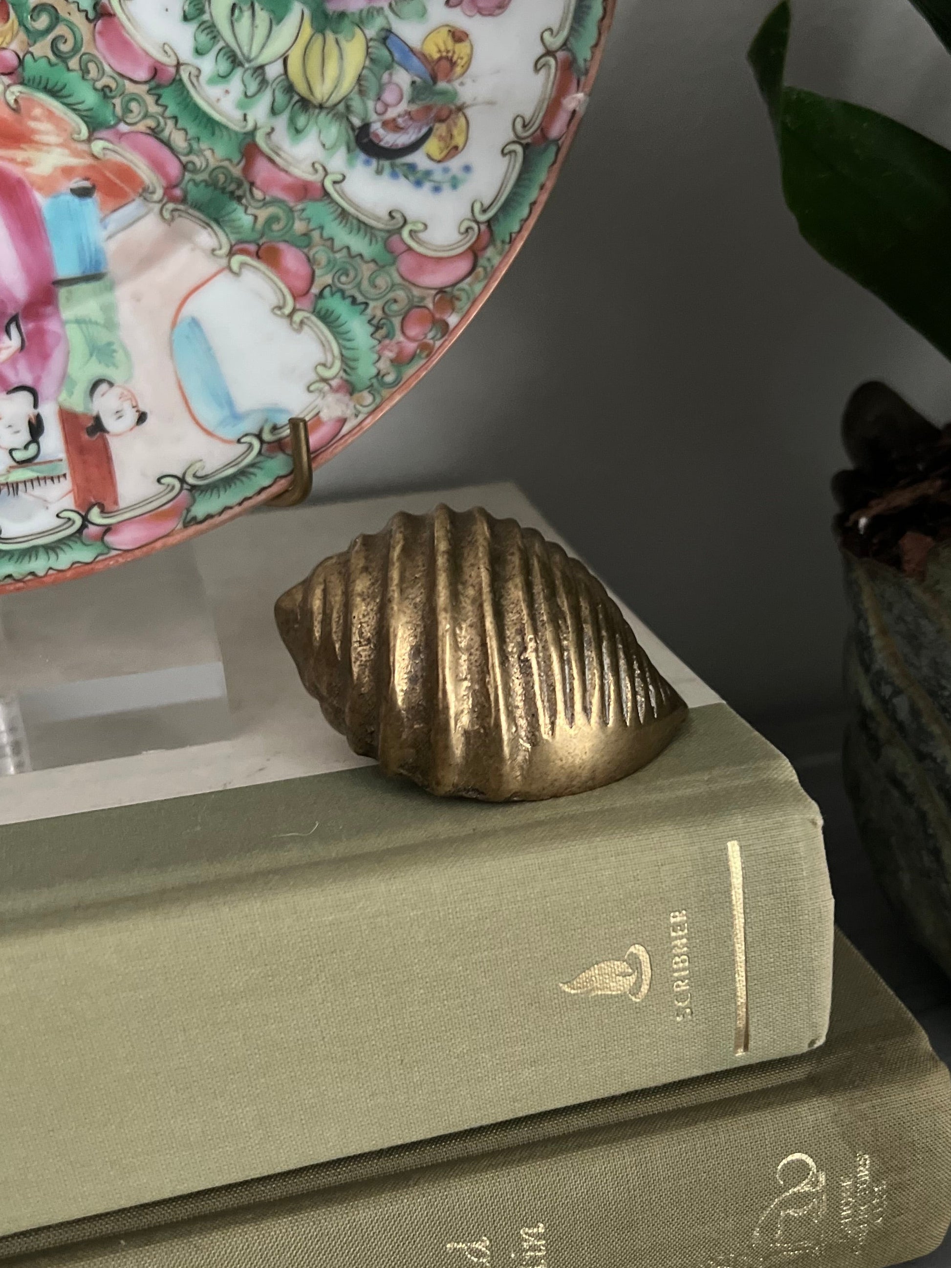 Brass Shell Paperweight