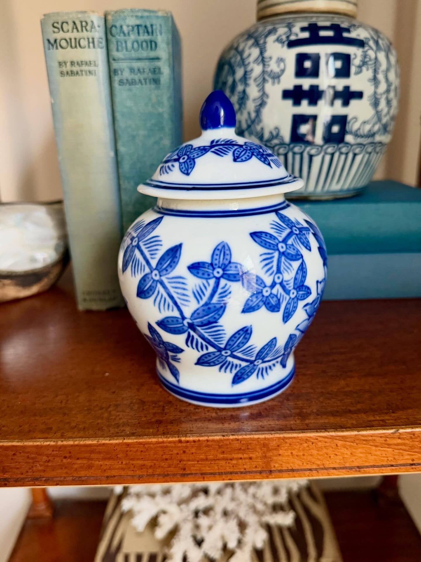 Blue and White Ginger Jar