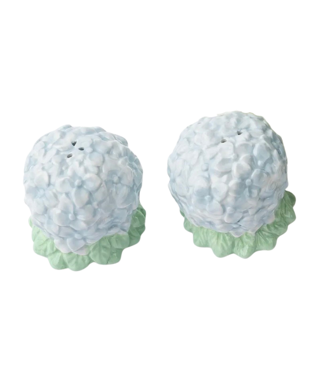 Set of Hydrangea Salt and Pepper Shakers