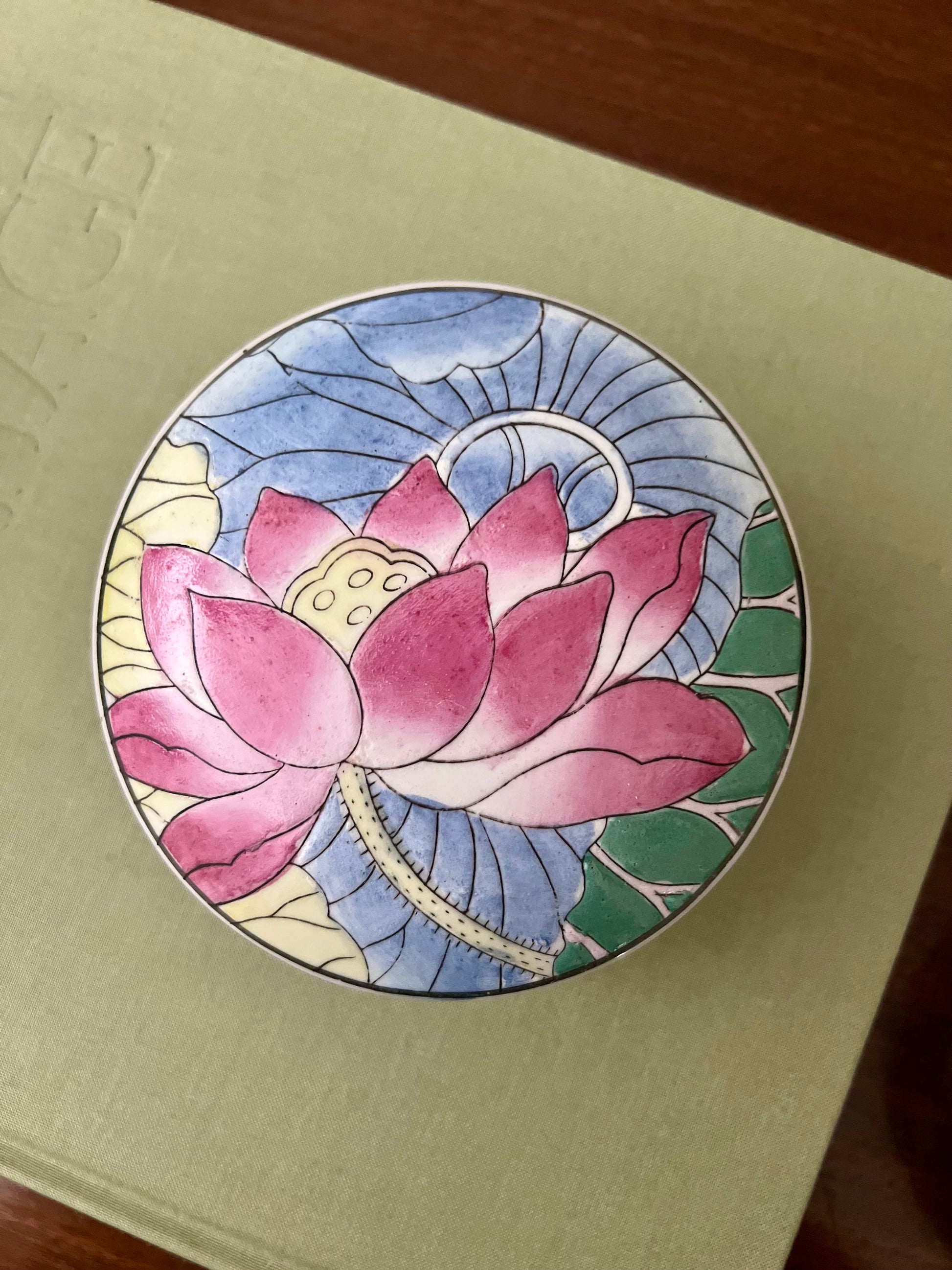 Lidded Chinoiserie Box