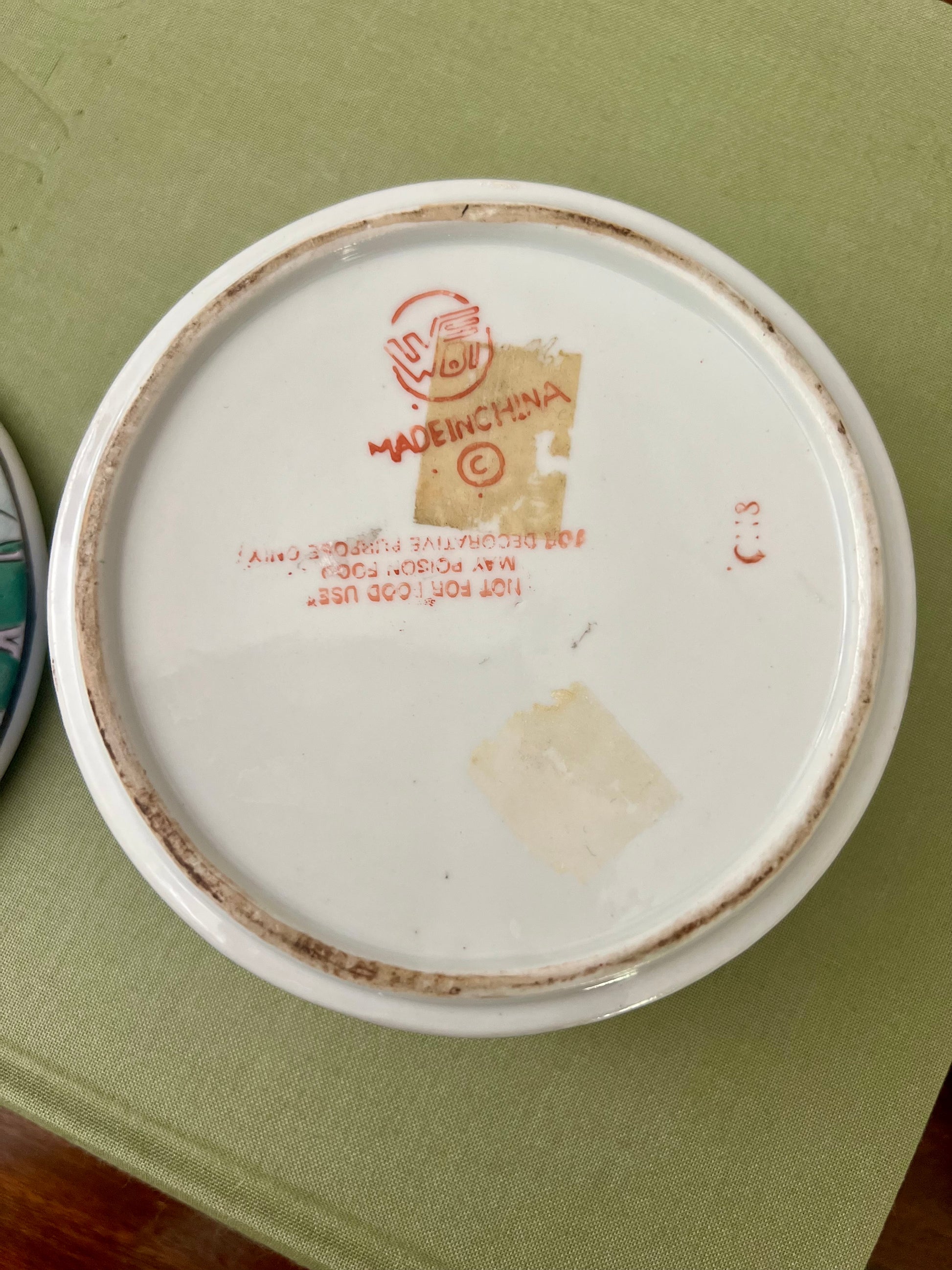 Lidded Chinoiserie Box