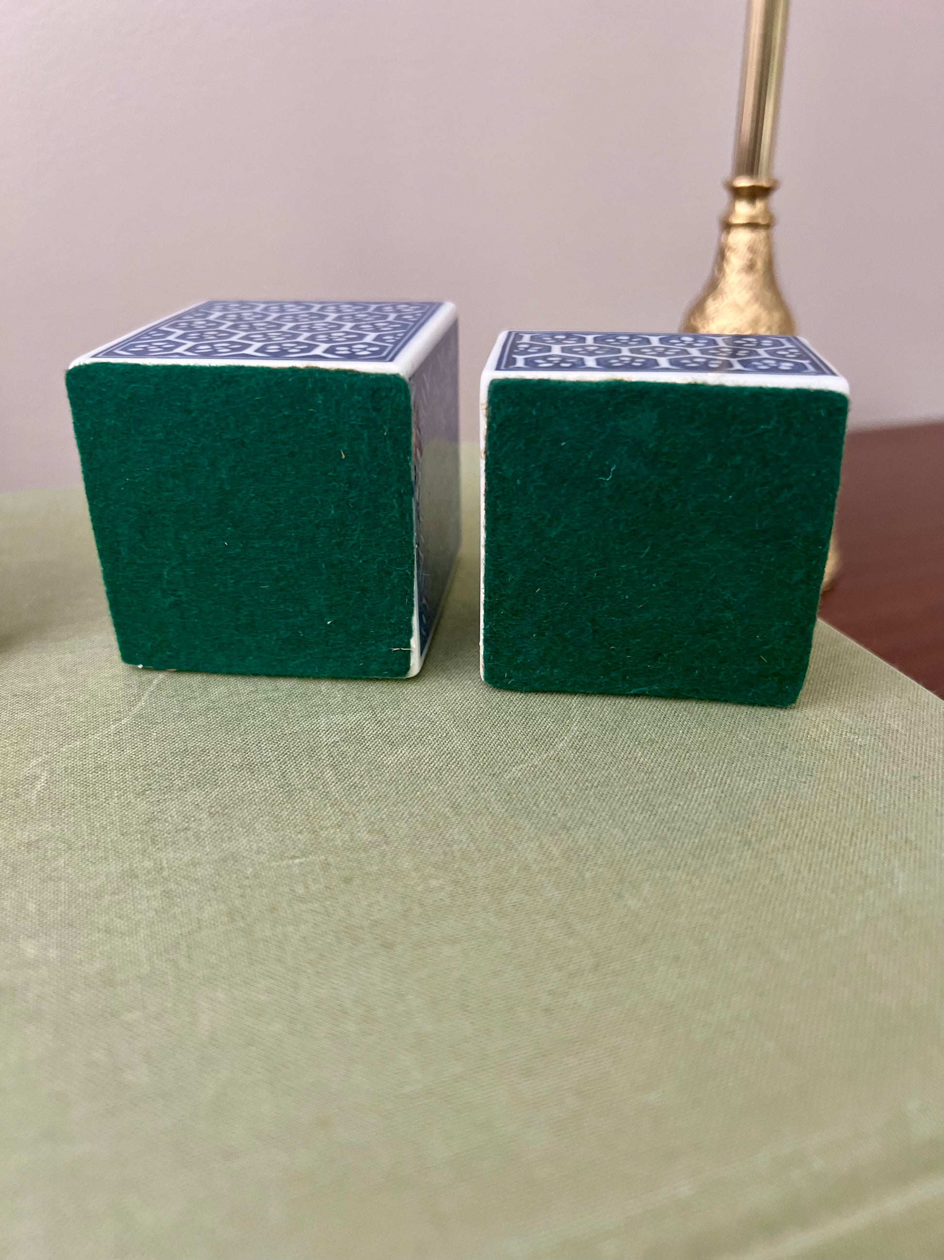 Pair of Foo Dog Calligraphy Water Droppers