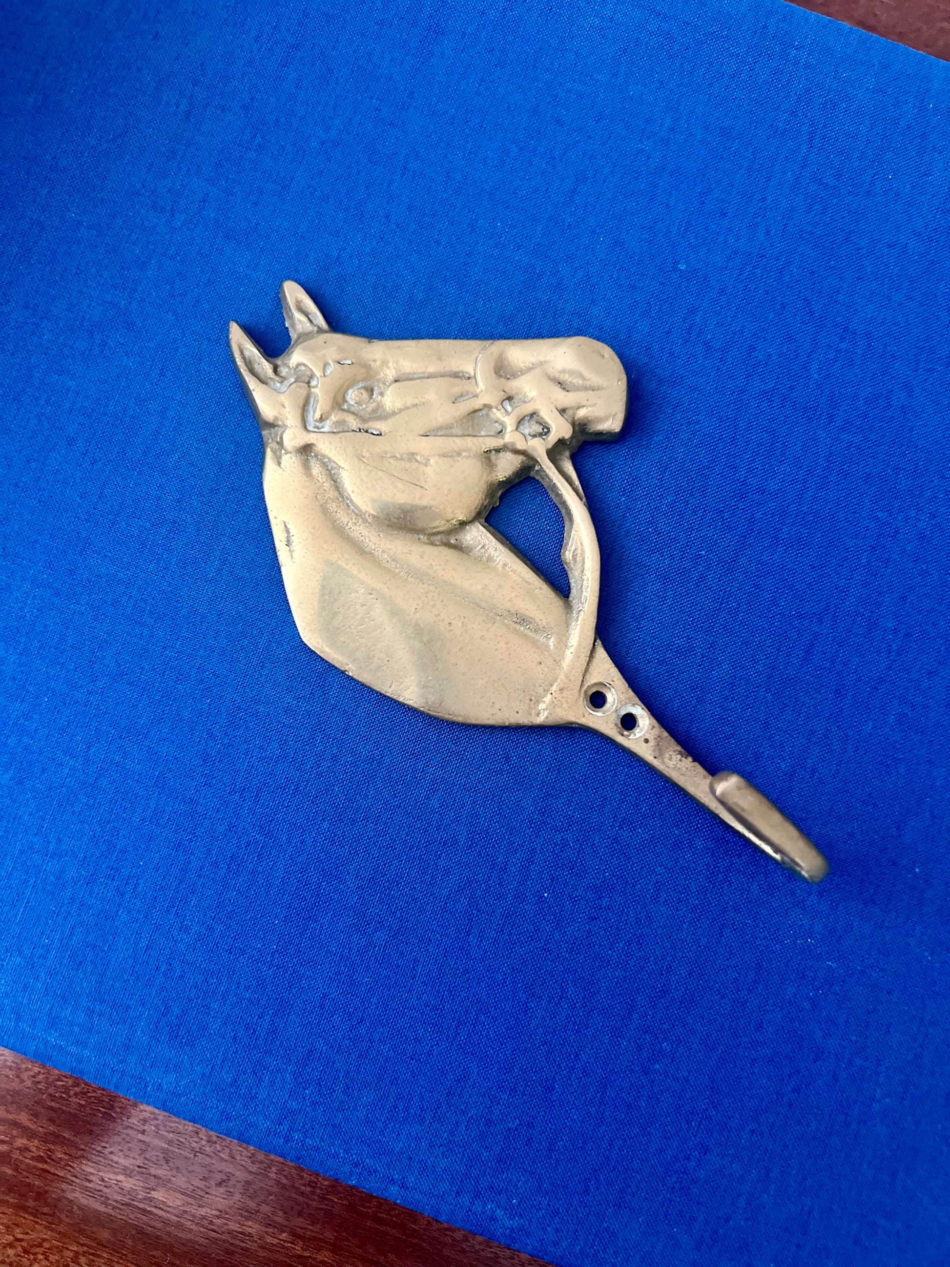 Brass Horse Wall Hook