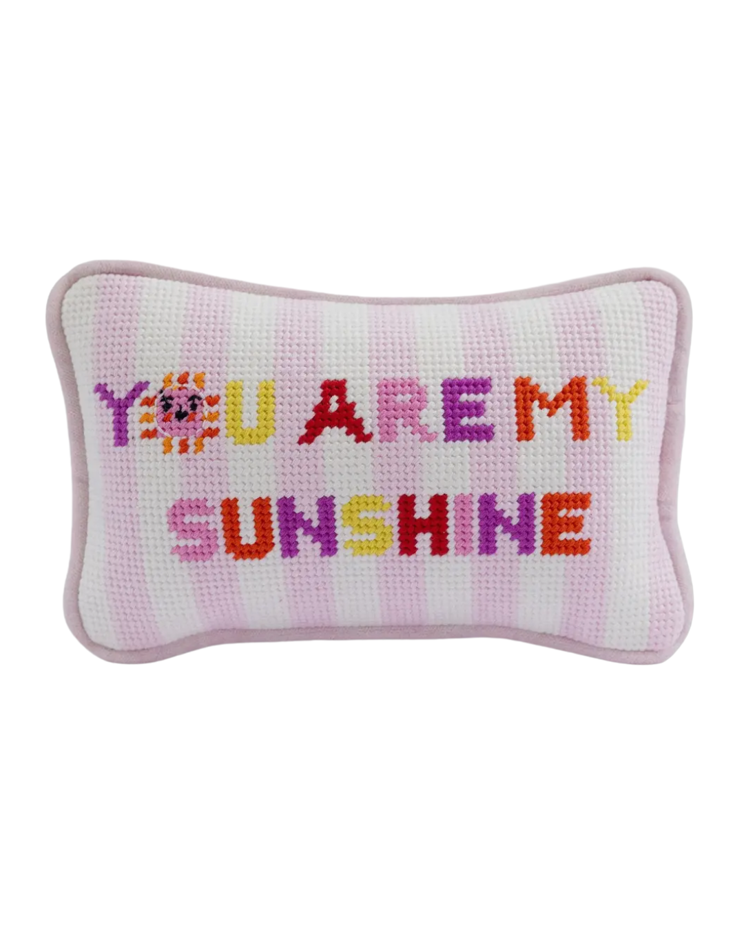You Are My Sunshine Mini Needlepoint Pillow