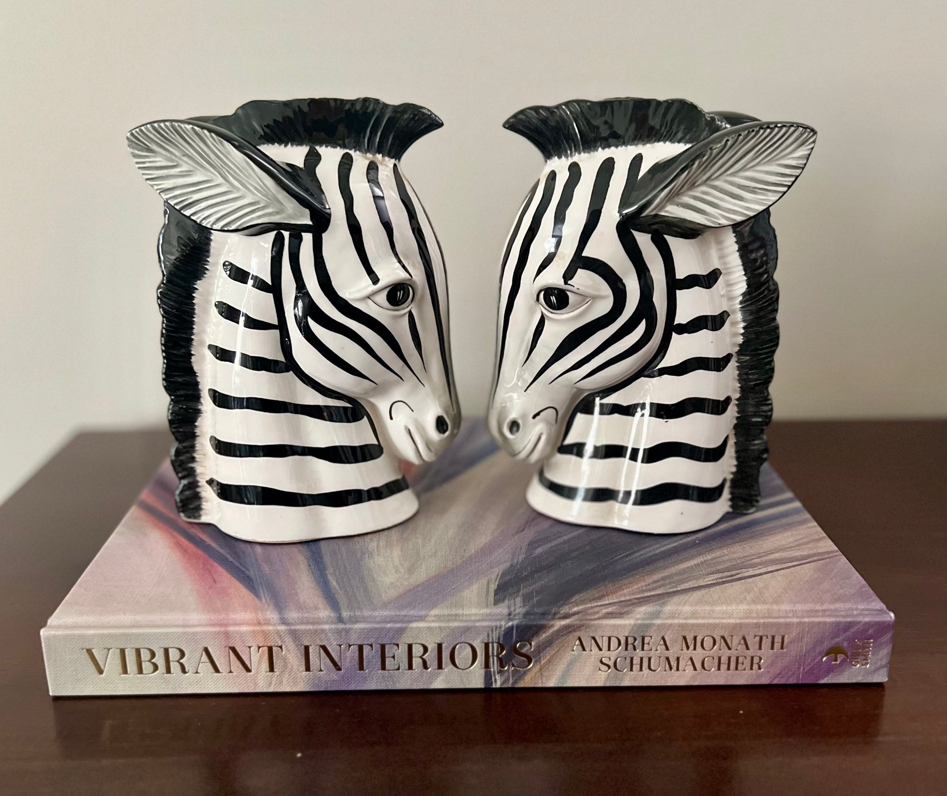 Zebra Bookends