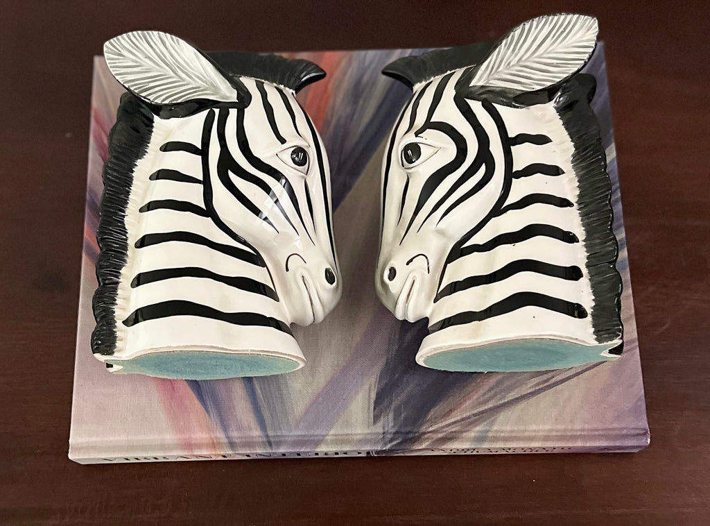 Zebra Bookends